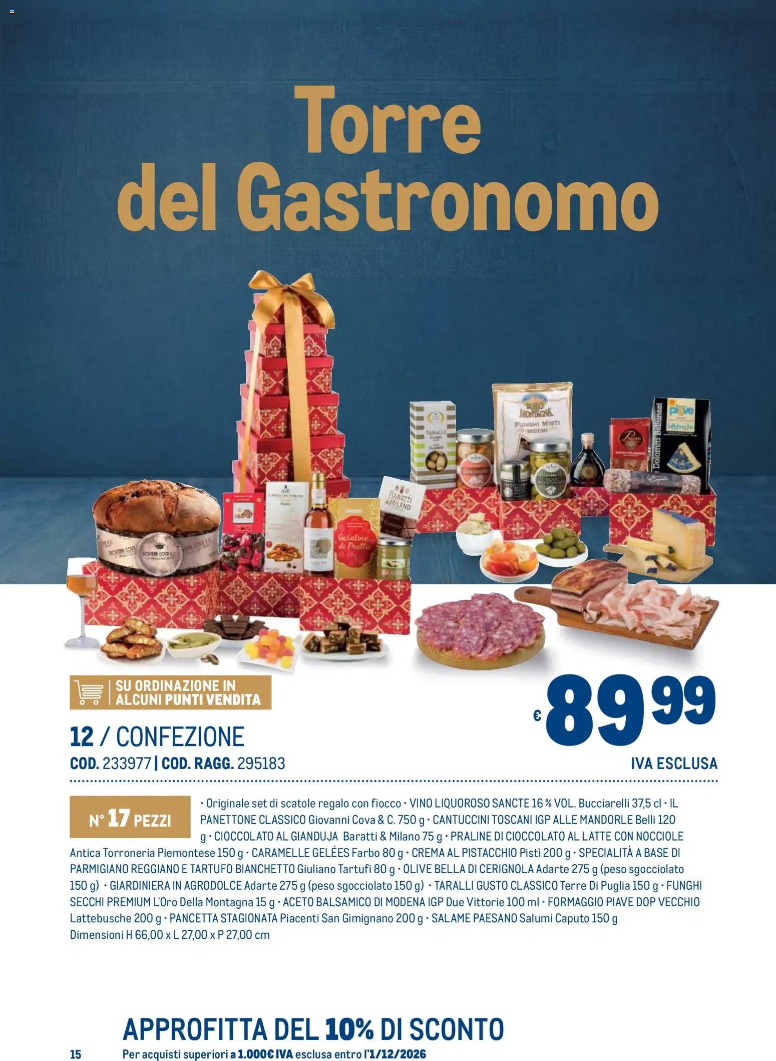 Volantino Metro del 19/10/2026 | Pagina: 15 | Prodotti: Funghi secchi, Funghi, Parmigiano, Specialità