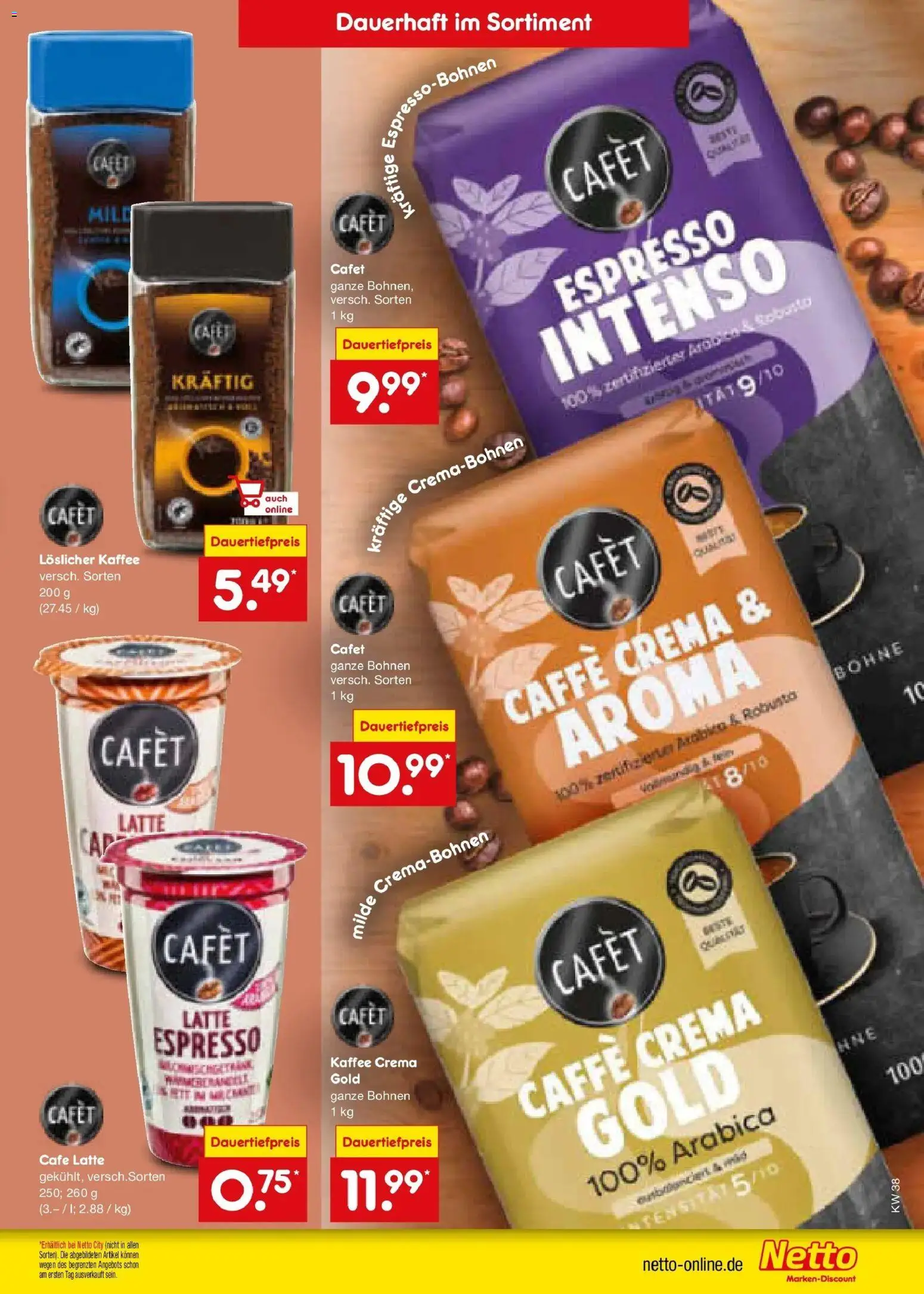 Netto Marken-Discount Prospekt Rostock – gültig ab 14.09.2026 | Seite: 17 | Produkte: Kaffee, Löslicher Kaffee
