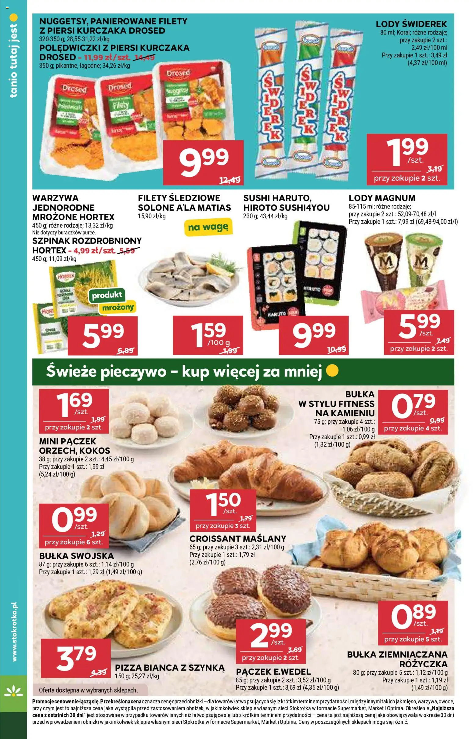 Stokrotka gazetka - Market od 21.05.2026 | Strona: 30 | Produkty: Pieczywo, Bułka, Pizza, Warzywa