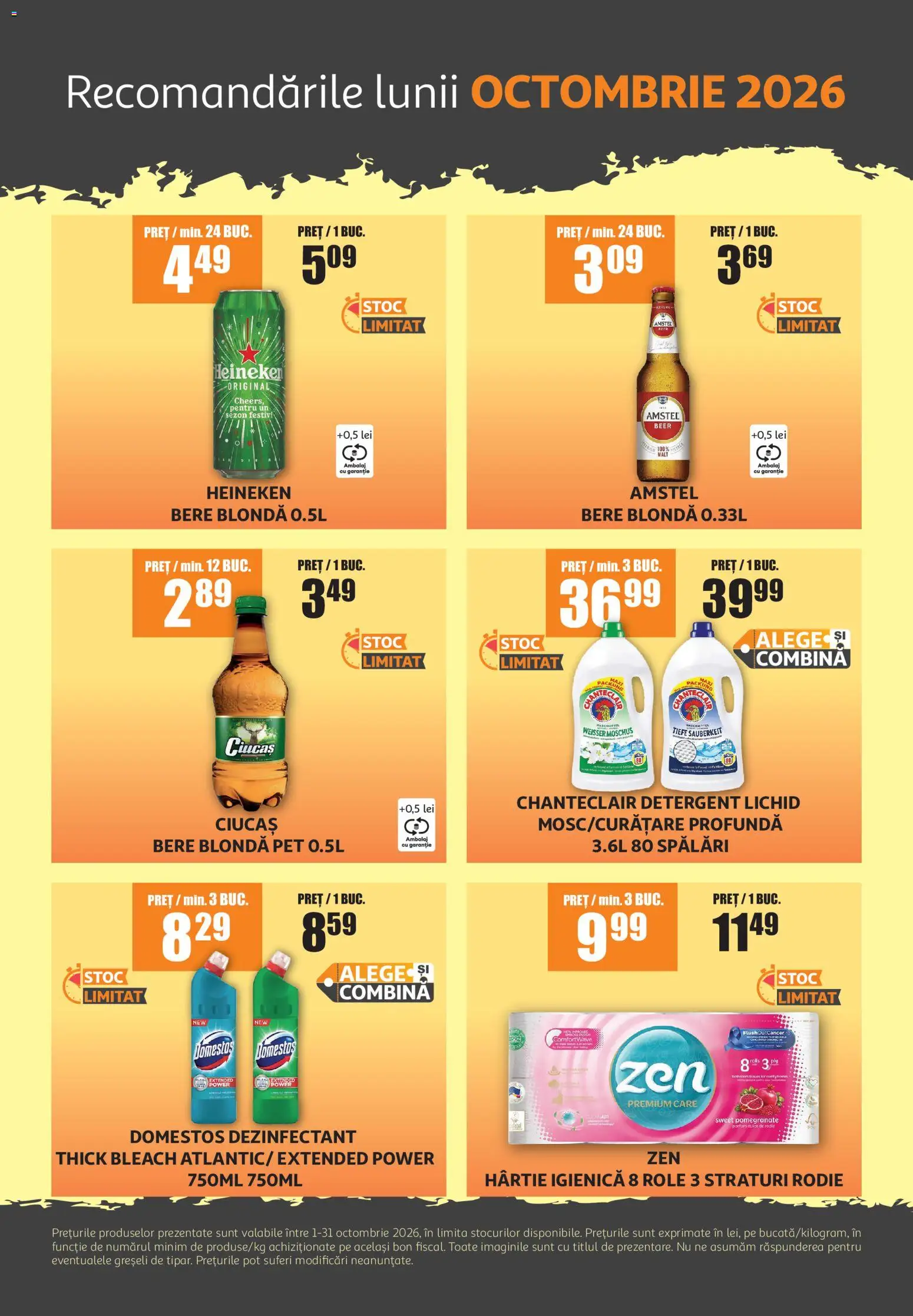 Noul catalog ATAC – valabil de la 01.10.2026 | Pagină: 10 | Produse: Premium, Role, Bere, Dezinfectant