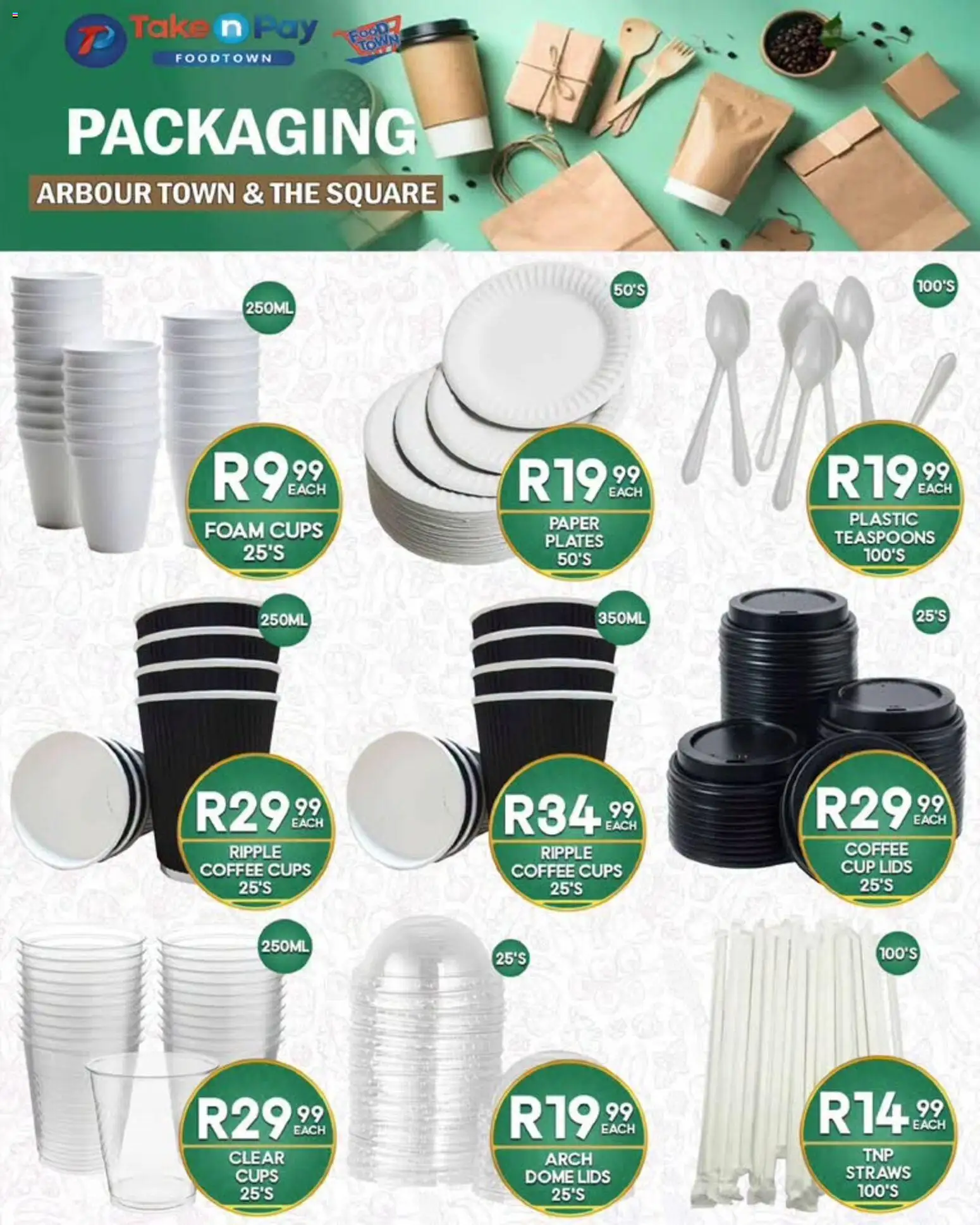 New Take n Pay catalogue – valid from 24/08/2026 | Page: 8 | Products: Coffee, Foam, Paper, Coffee cups