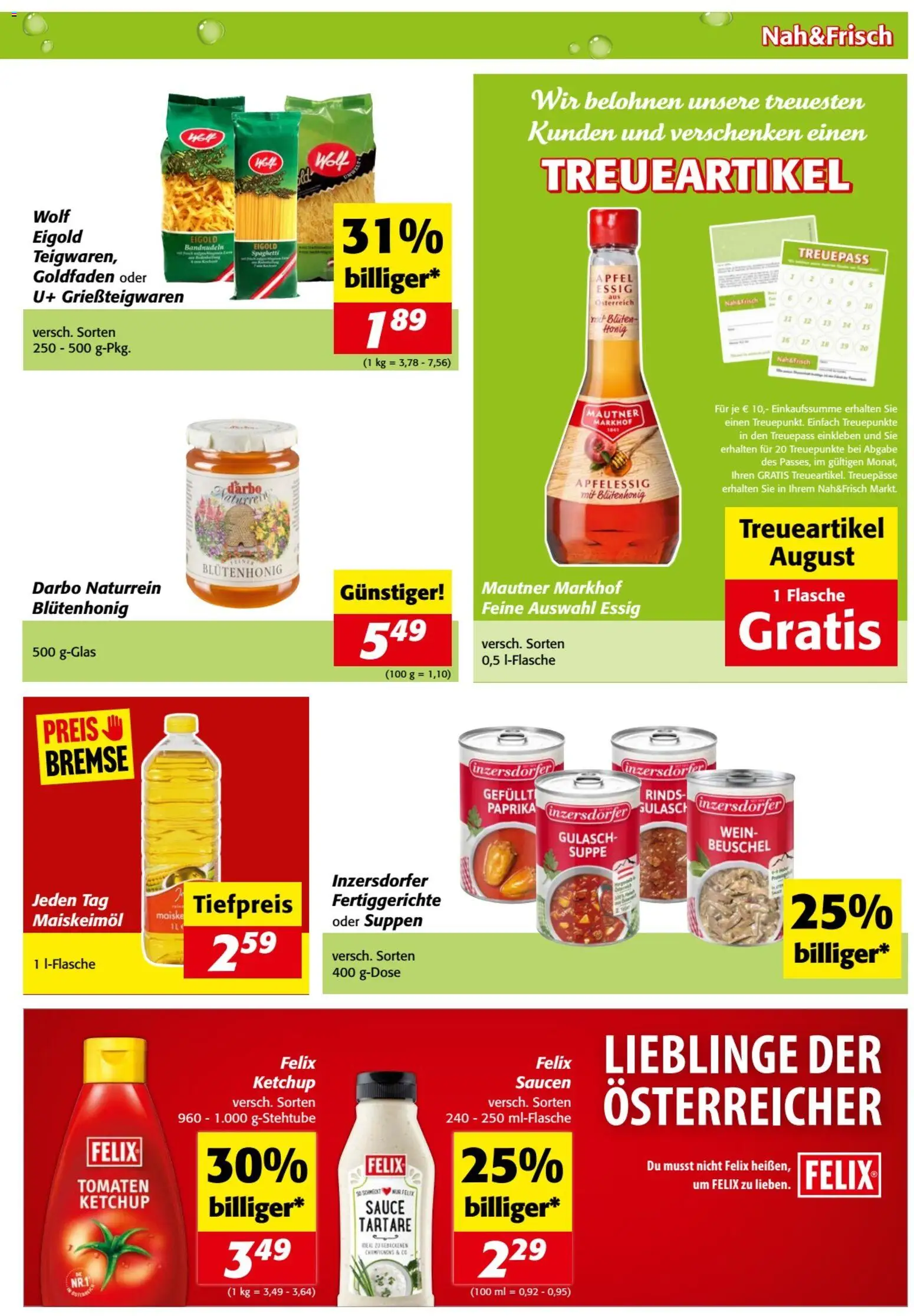 Nah und Frisch Flugblatt gültig ab 29.07.2026 | Seite: 5 | Produkte: Fertiggerichte, Wein, Äpfel, Tomaten