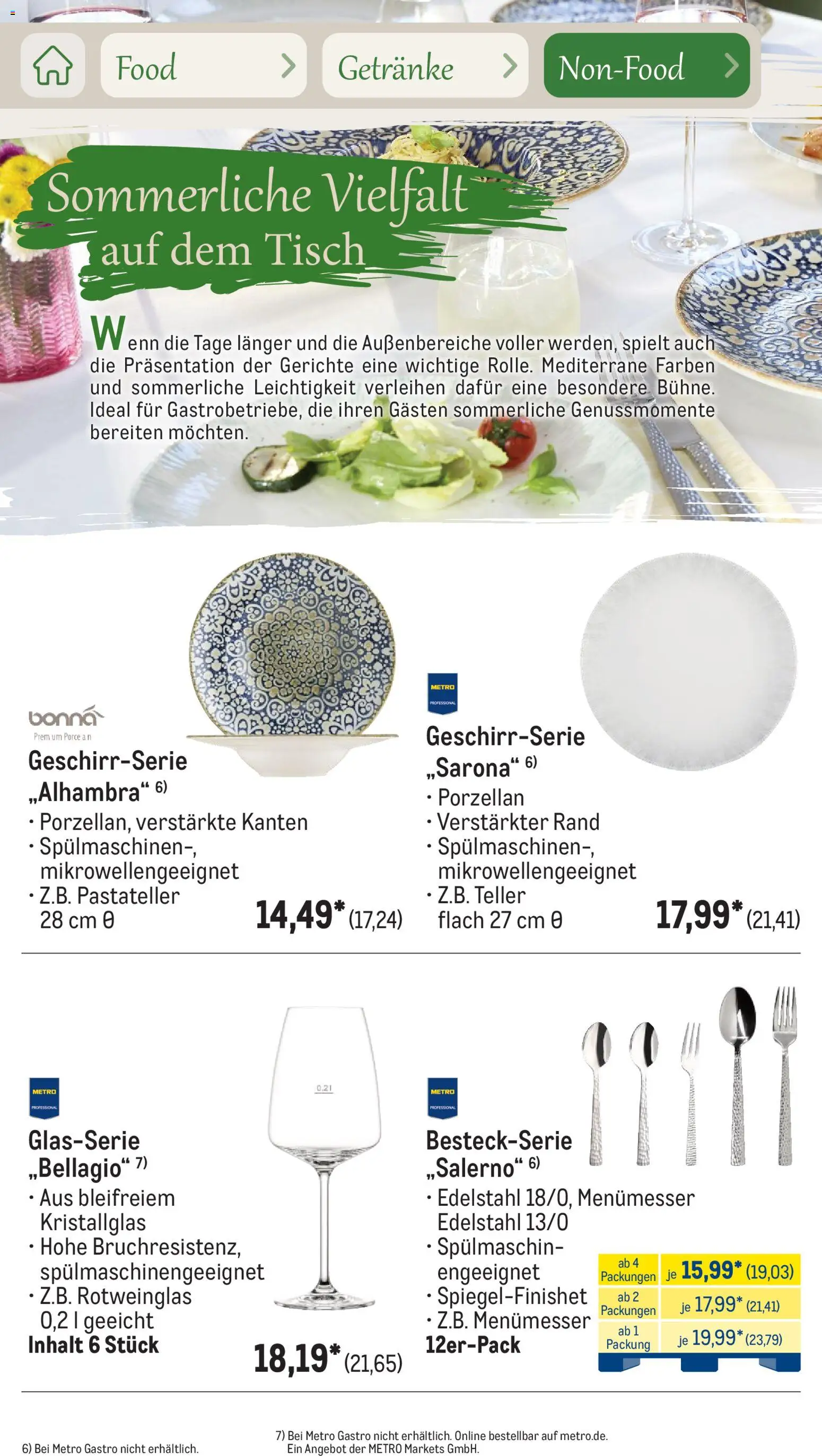 Metro Saisonkatalog Outdoor Dining – gültig ab 01.06.2026 | Seite: 83 | Produkte: Tisch