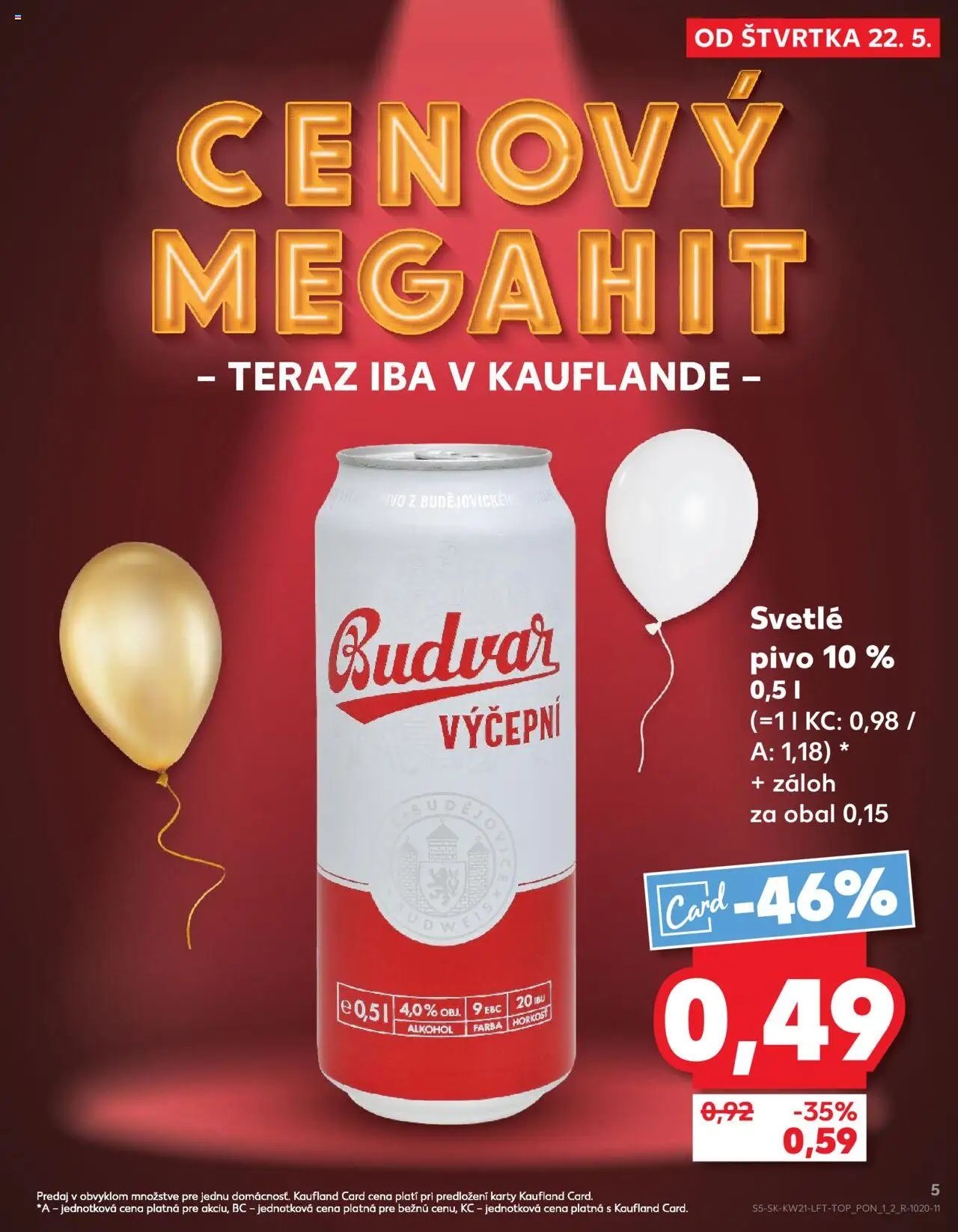 Nové Kaufland akcie – leták je platný od 22.05.2025 | Strana: 5