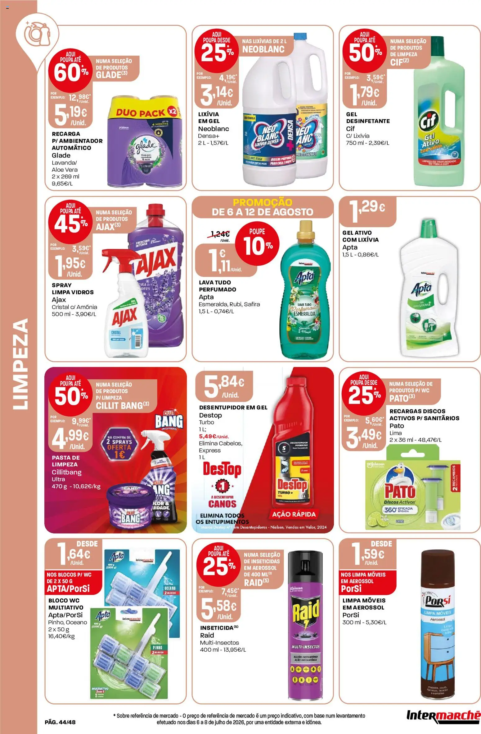 Intermarché folheto │ válido de 06/08/2026 | Página: 44