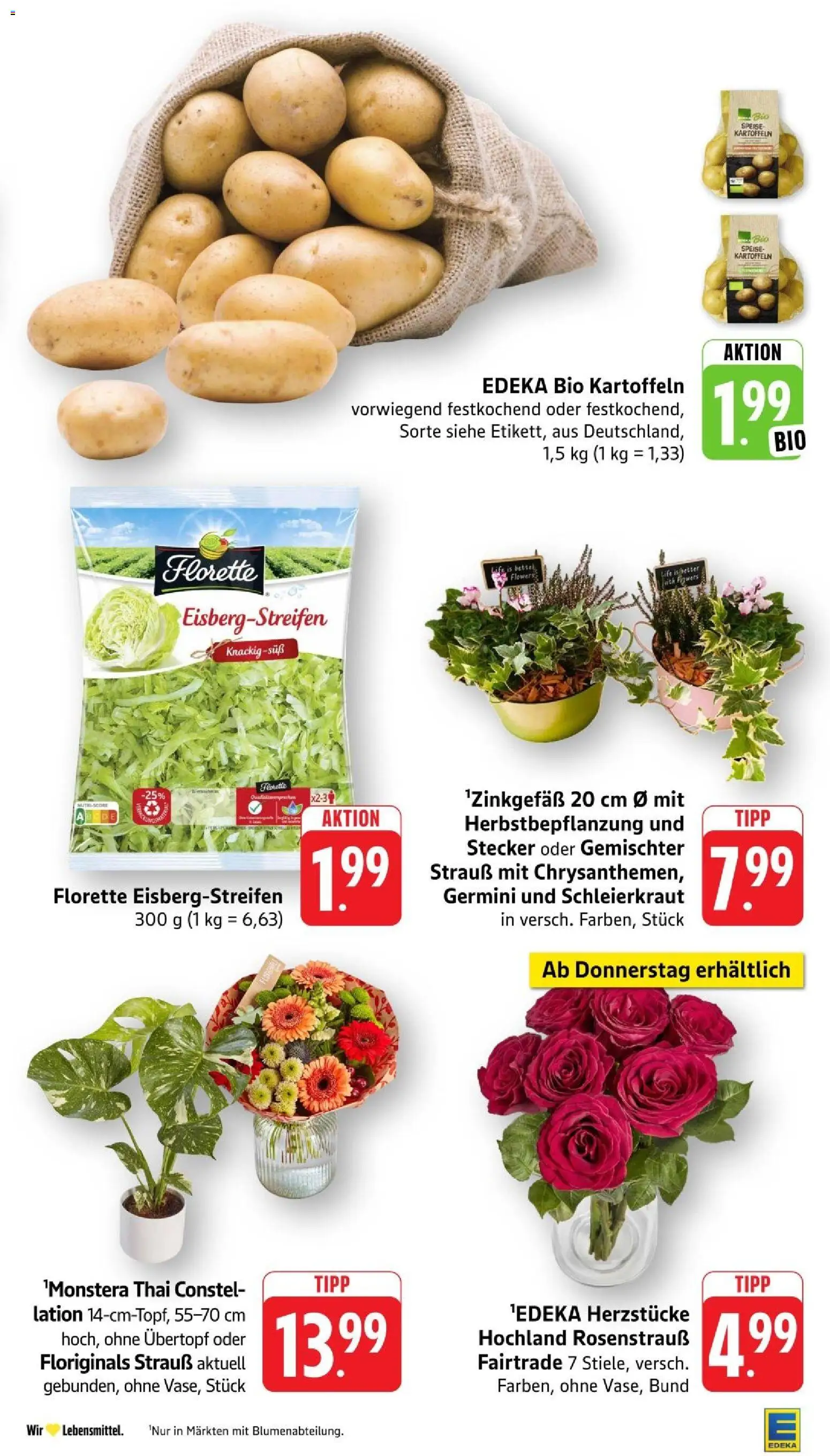 Edeka Prospekt Stuttgart – gültig ab 31.08.2026 | Seite: 13 | Produkte: Kartoffeln