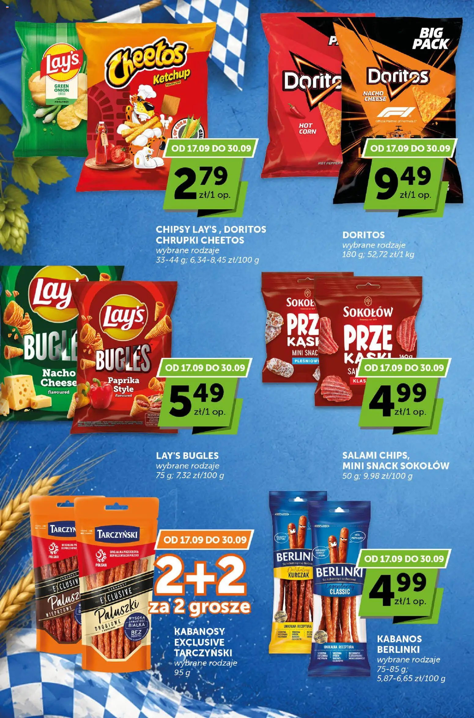 Groszek gazetka - Katalog od 17.09.2026 | Strona: 10 | Produkty: Kurczak, Ketchup, Paluszki, Salami