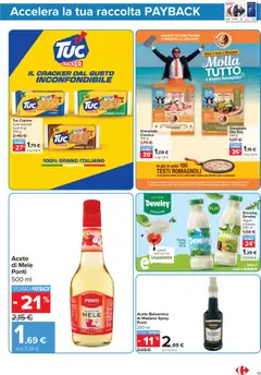 Anteprima del volantino Carrefour volantino Market - Punti Sprint Payback valido a partire dal 23/10/2026 | Pagina: 13 | Prodotti: Olio, Cracker, Piadina, Aceto