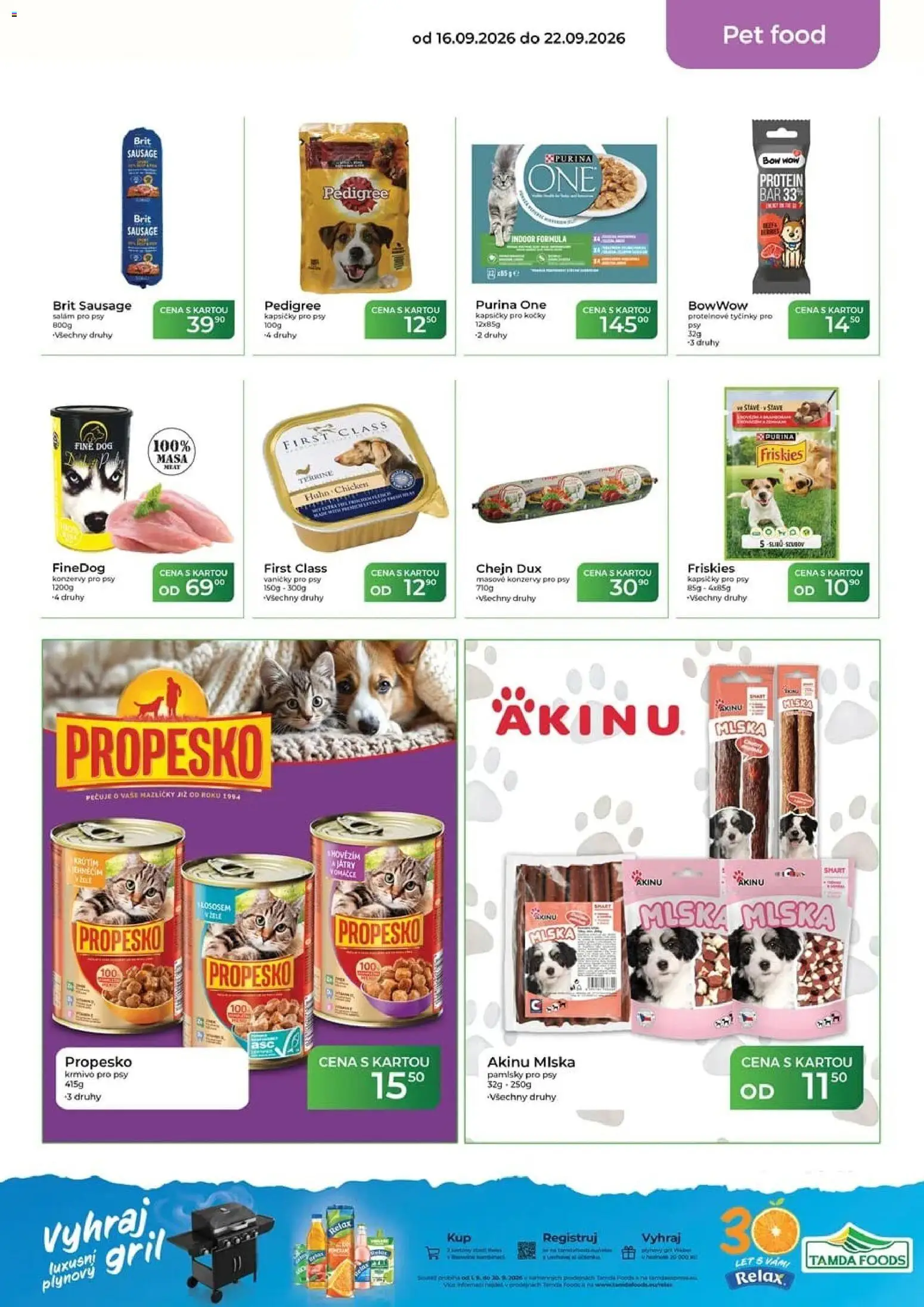 Tamda Foods leták od 16.09.2026 | Strana: 47 | Produkty: Purina, Pedigree, Miska, Gril