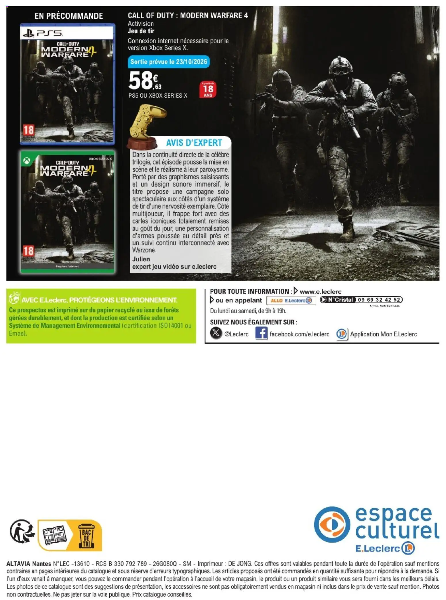 {H1} | Page: 20 | Produits: Xbox, Jeu vidéo, Call of duty modern warfare, Porte