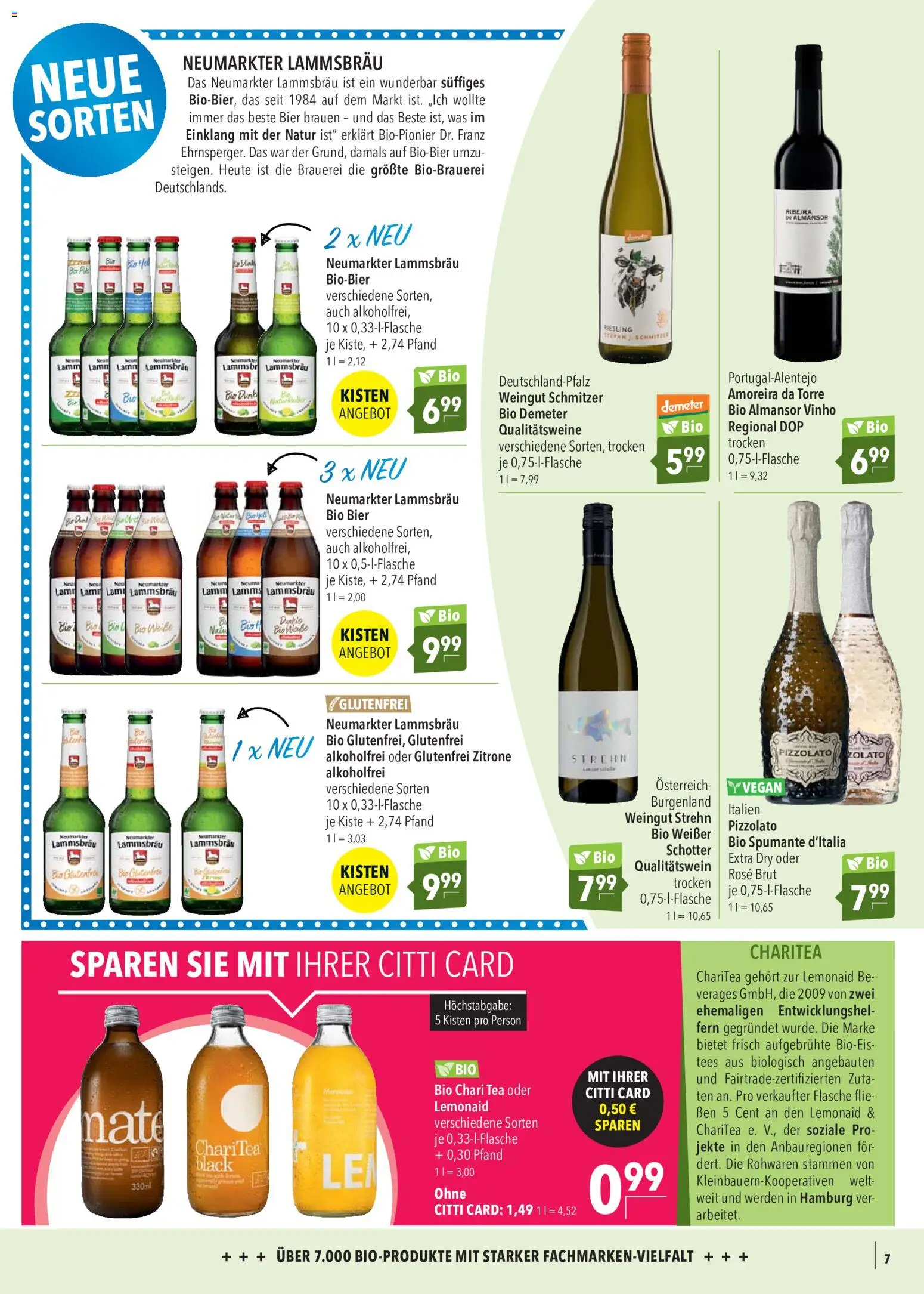 CITTI Markt Bio logisch! – gültig ab 24.06.2026 | Seite: 7 | Produkte: Bier, Zitrone