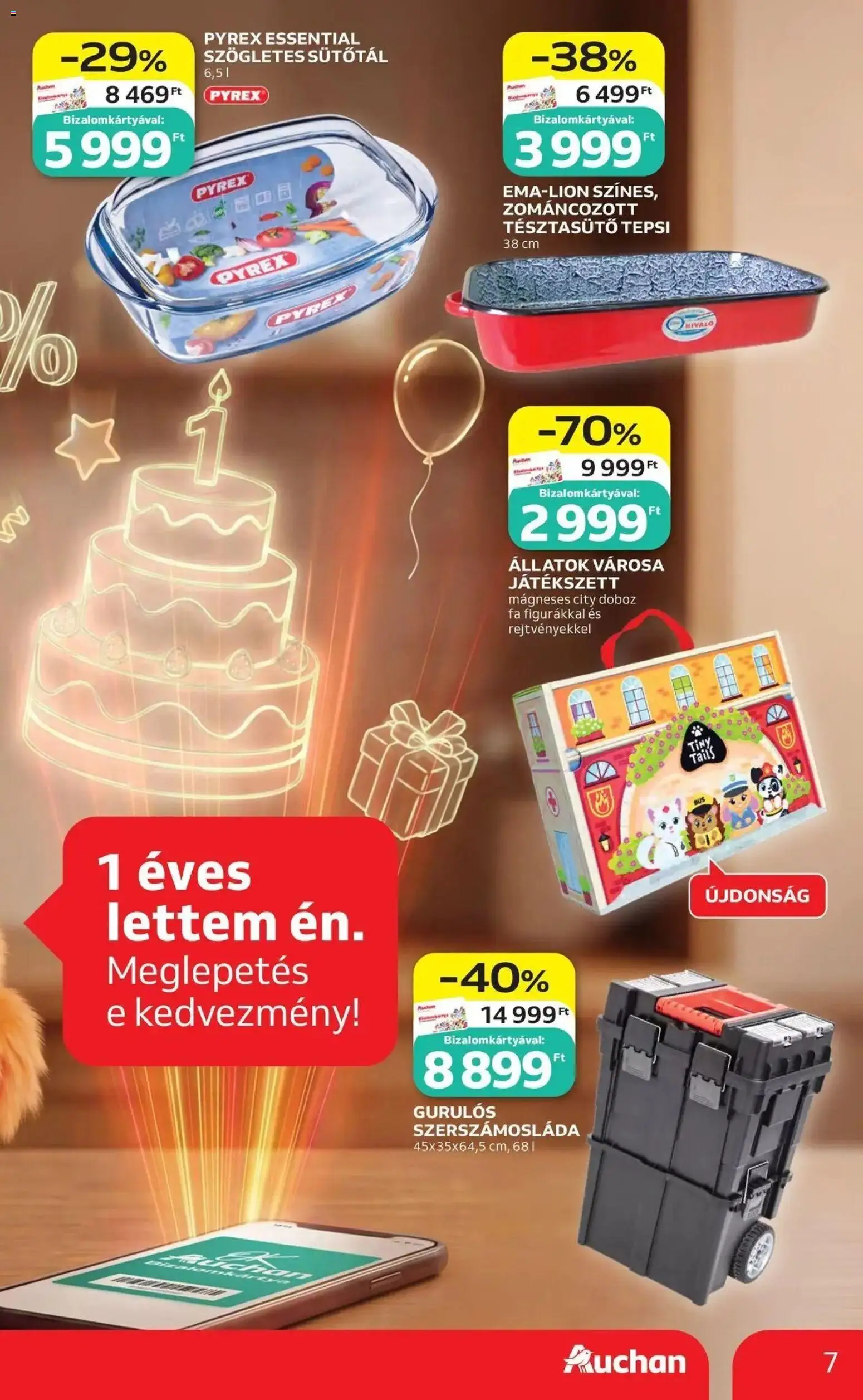 Auchan akciós ujság - amely érvényes a következő dátumtól: 30.04.2026 | Oldal: 7