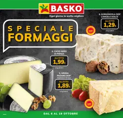 Anteprima del volantino Basko volantino Speciale Formaggi valido a partire dal 06/10/2026