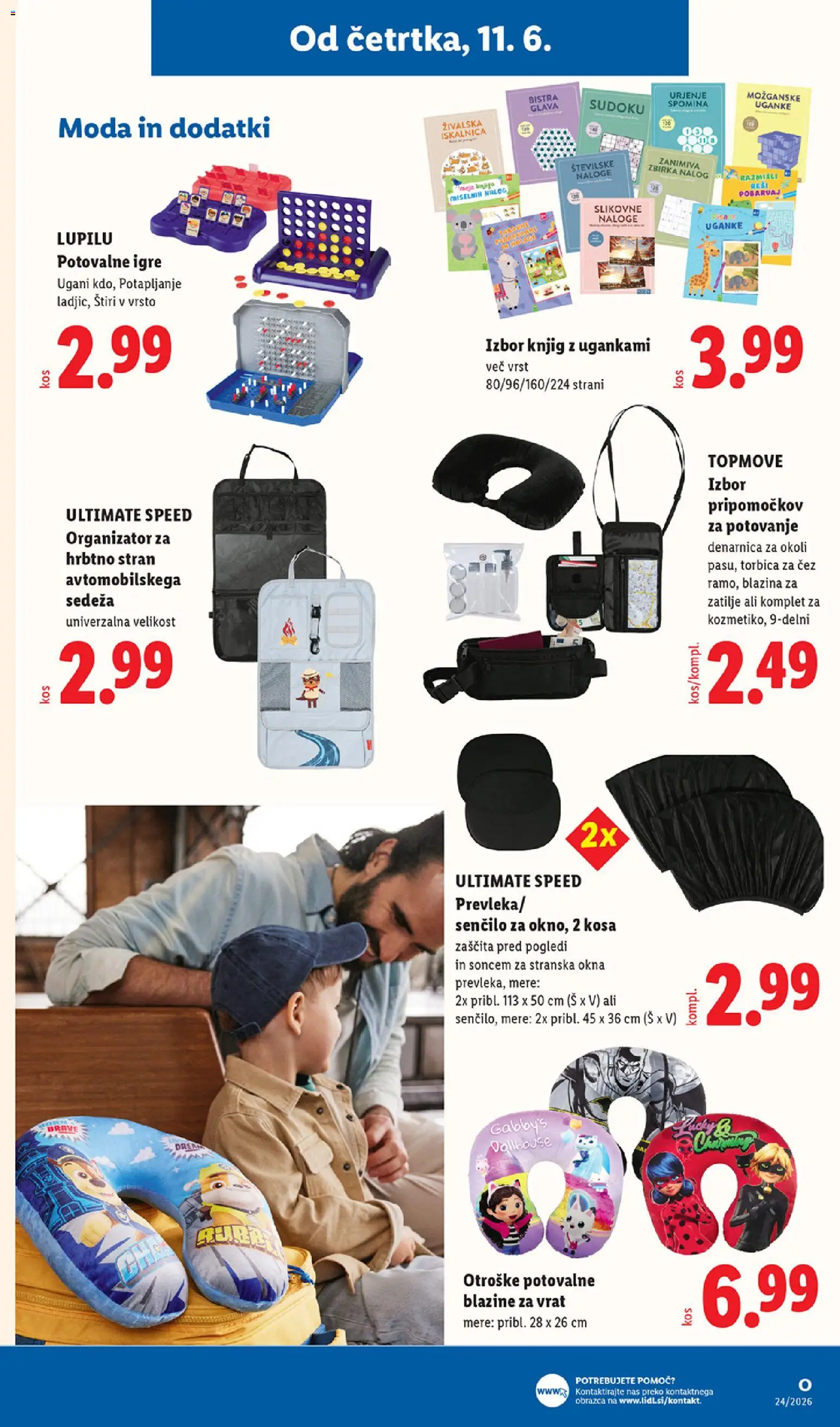 Novi Lidl katalog ponudbe – veljaven od 11.06.2026 | Stran: 45 | Izdelki: Blazina, Senčilo, Torbica, Denarnica
