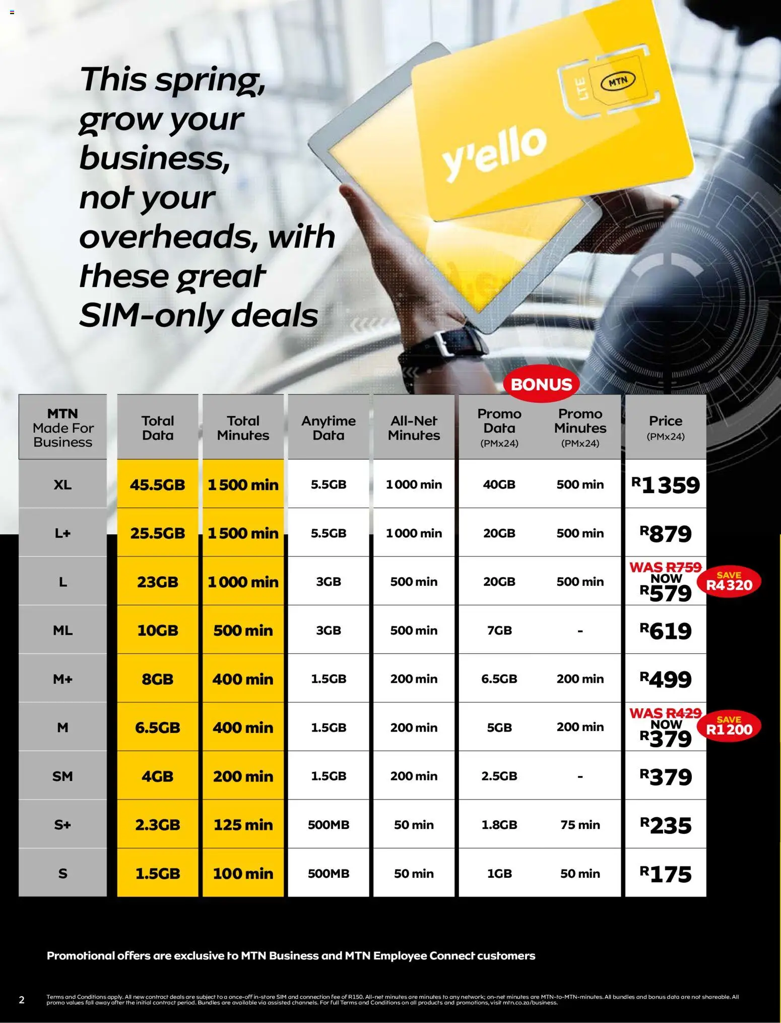 New MTN catalogue – valid from 07/09/2026 | Page: 2 | Products: Data