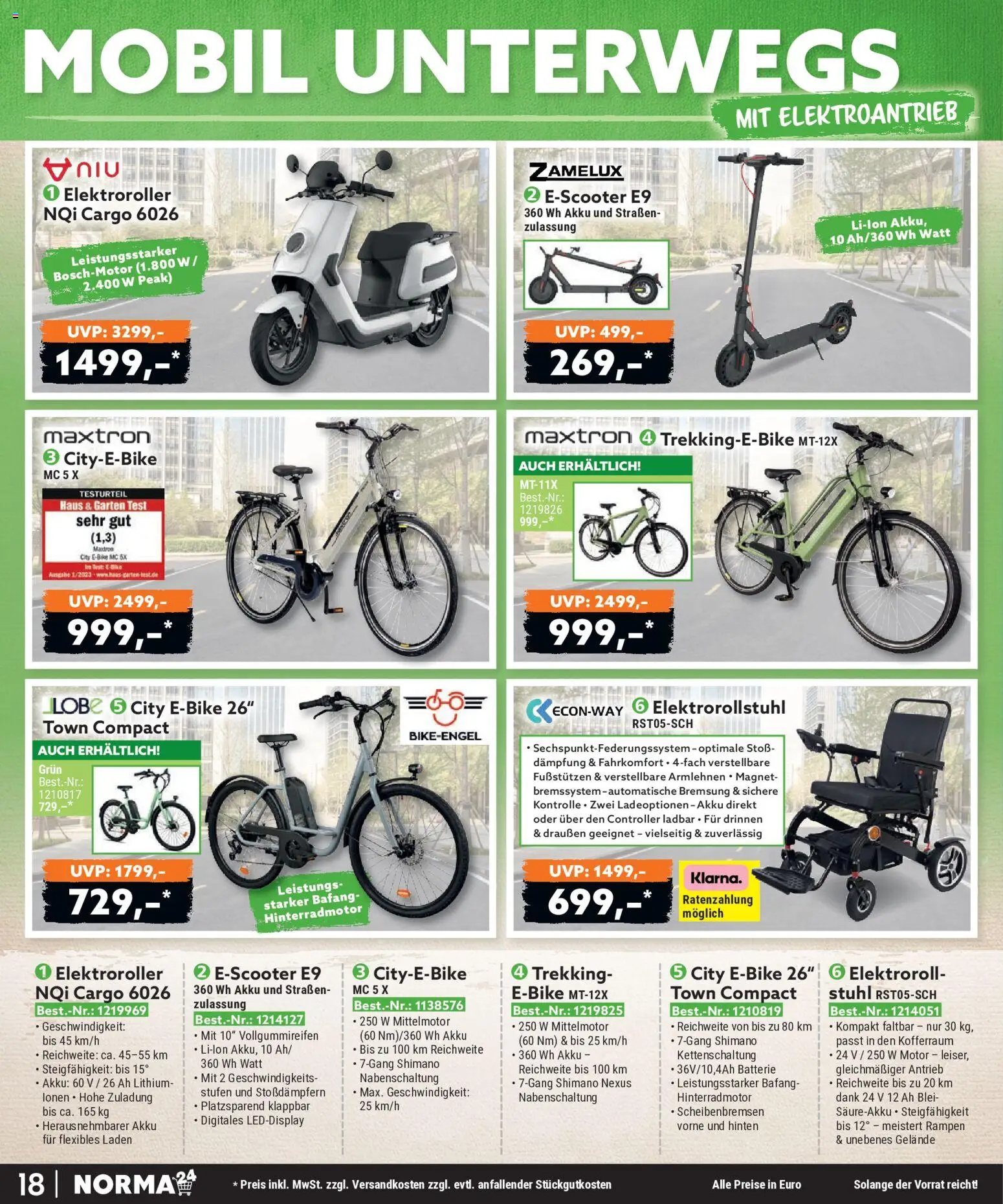 Norma Bestellmagazin Mai 2026 – gültig ab 08.05.2026 | Seite: 18