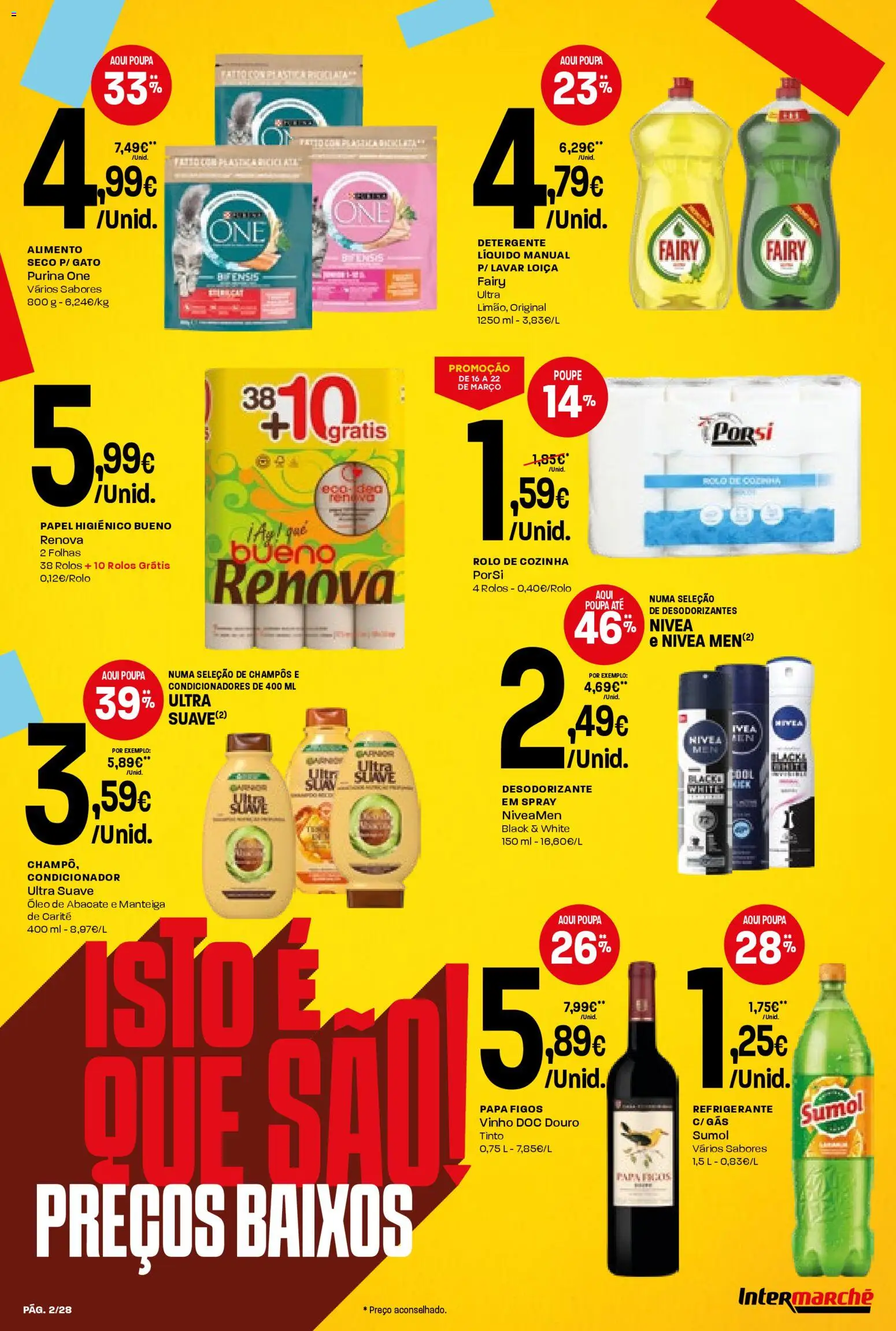 Intermarché Folheto Contact │ válido de 16.04.2026 | Página: 2 | Produtos: Papel higiénico, Condicionador, Abacate, Vinho