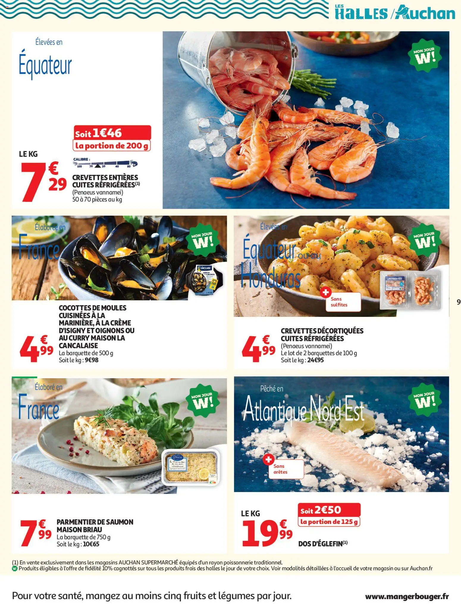 {H1} | Page: 9 | Produits: Pêche, Curry, Oignons, Crème
