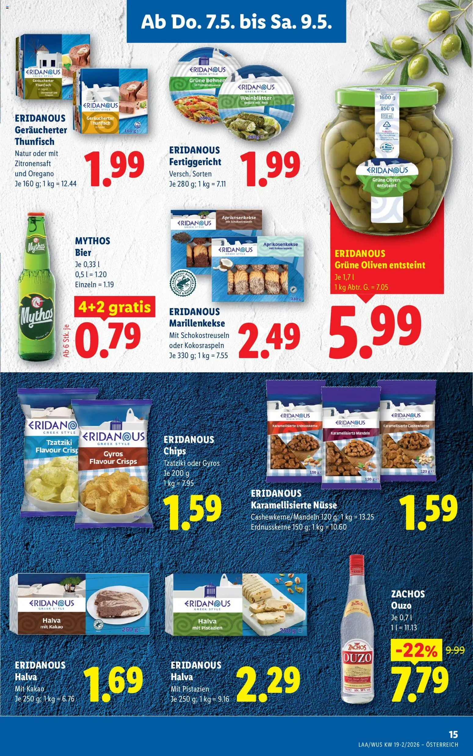Lidl Flugblatt - Altenmarkt im Pongau, St. Johann im Pongau, Zell am See gültig ab 07.05.2026 | Seite: 17 | Produkte: Nüsse, Szeder, Bier, Reis