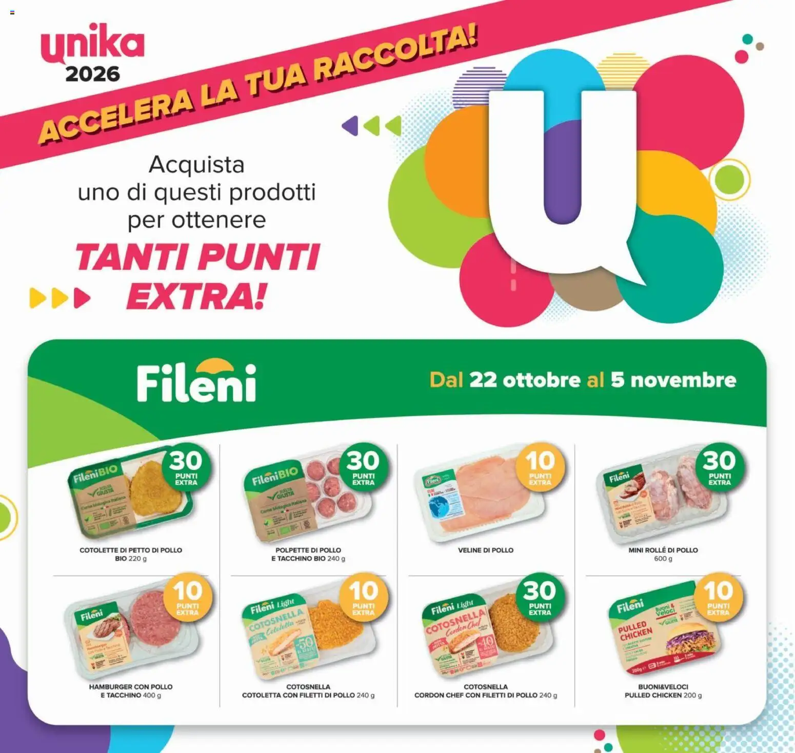 Volantino Oasi del 22/10/2026 | Pagina: 25 | Prodotti: Petto di Pollo, Veline, Tacchino, Hamburger