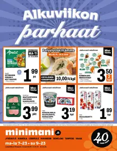 Minimani-mainoslehti voimassa 24/08/2026 alkaen