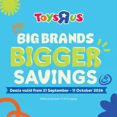 Toys R Us specials catalogue – valid from 22/09/2026