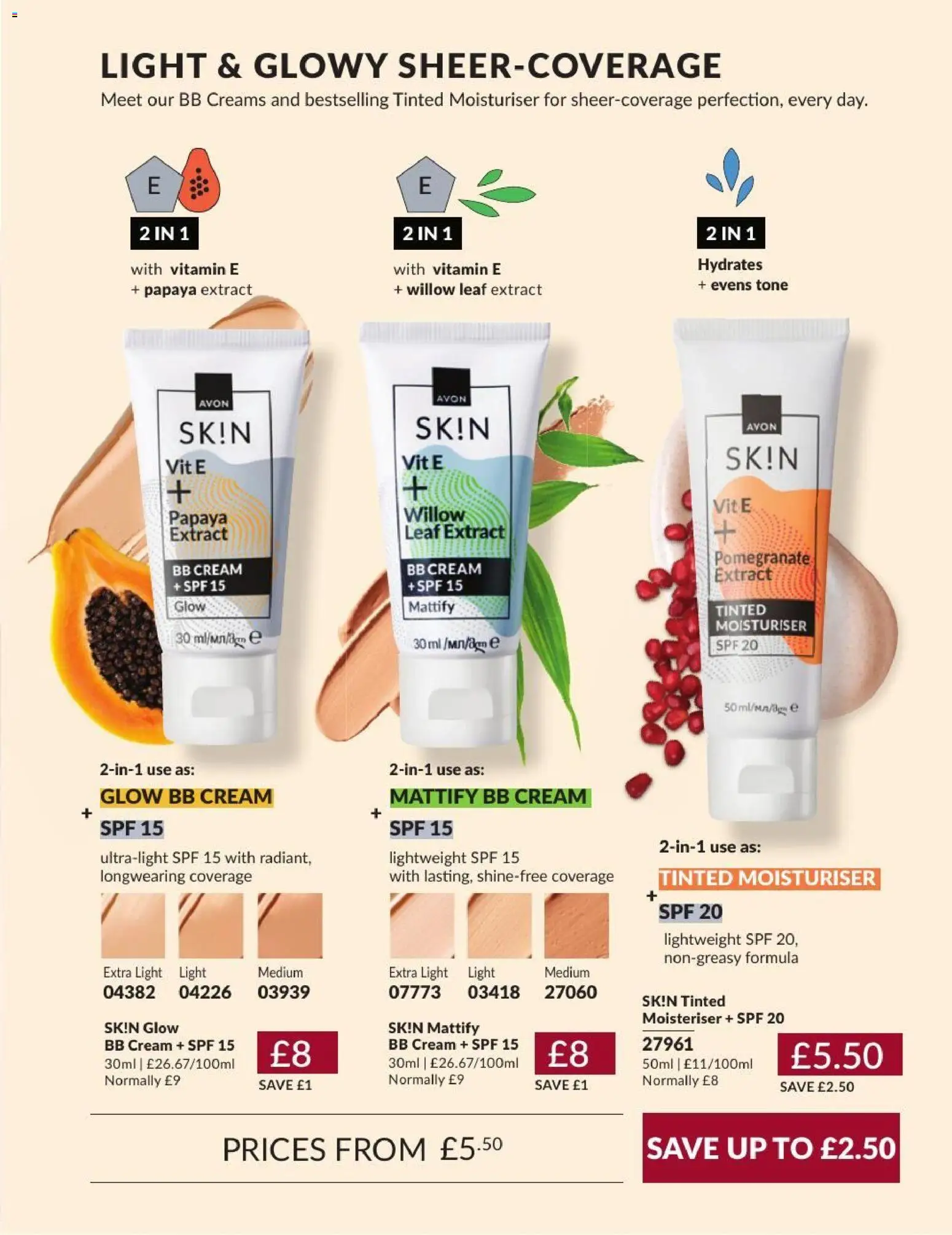 {H1} | Page: 83 | Products: BB cream, Pomegranate, Cream