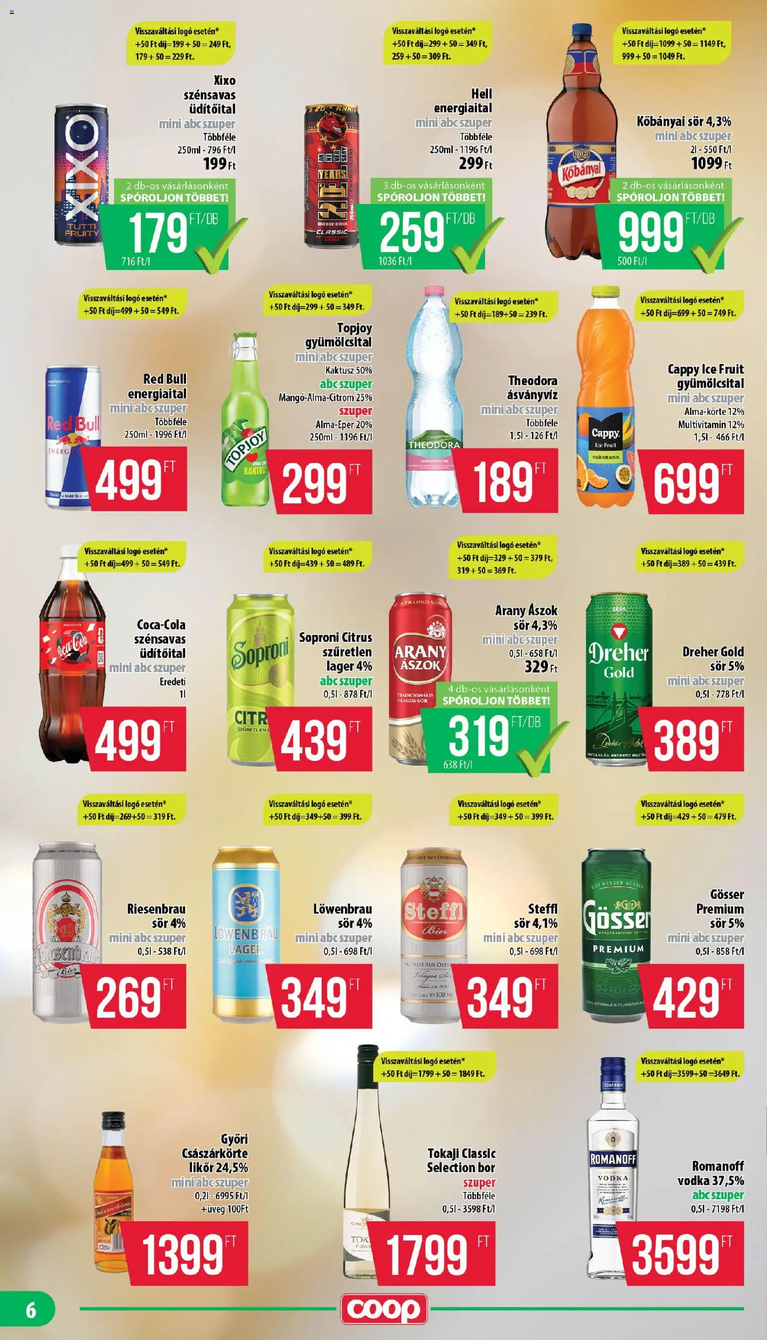 COOP akciós ujság - amely érvényes a következő dátumtól: 21.05.2026 | Oldal: 6