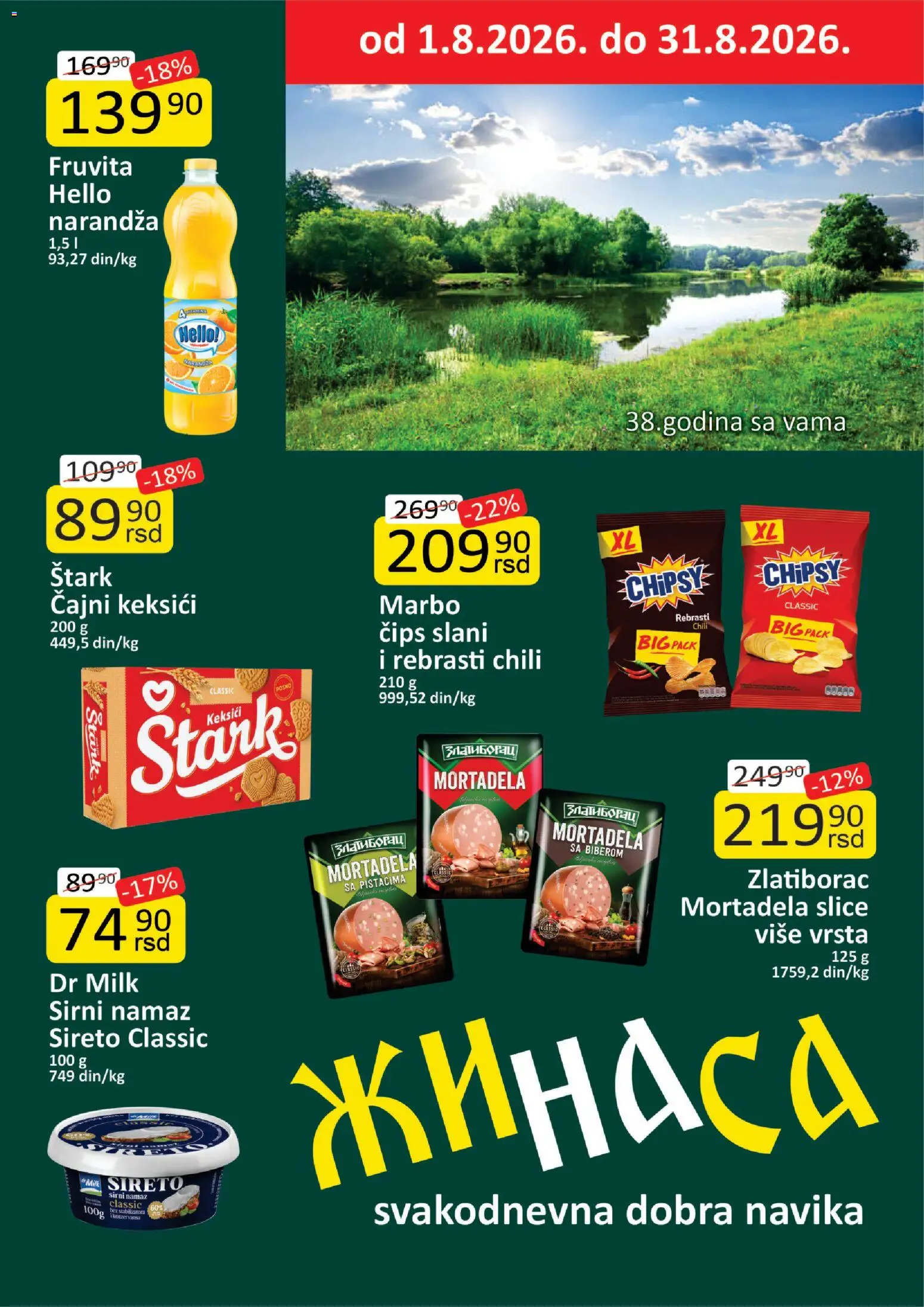 ŽINASA katalog - važi od 01.08.2026 | Strana: 1