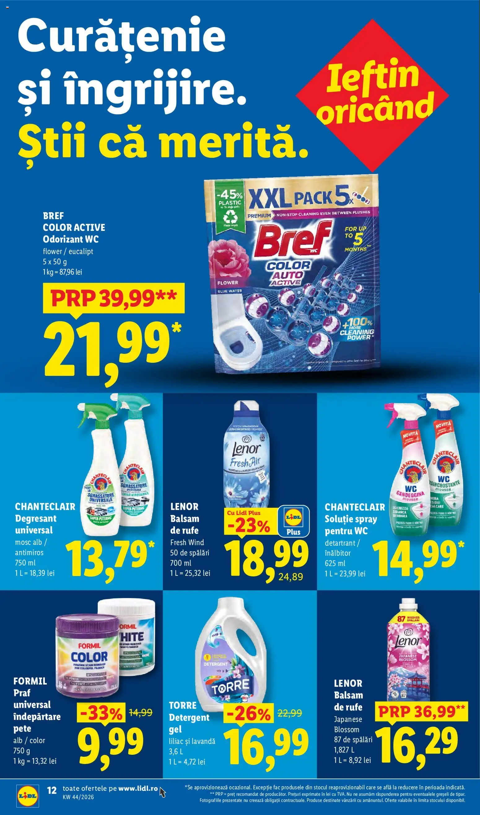 Noul catalog Lidl – valabil de la 26.10.2026 | Pagină: 12
