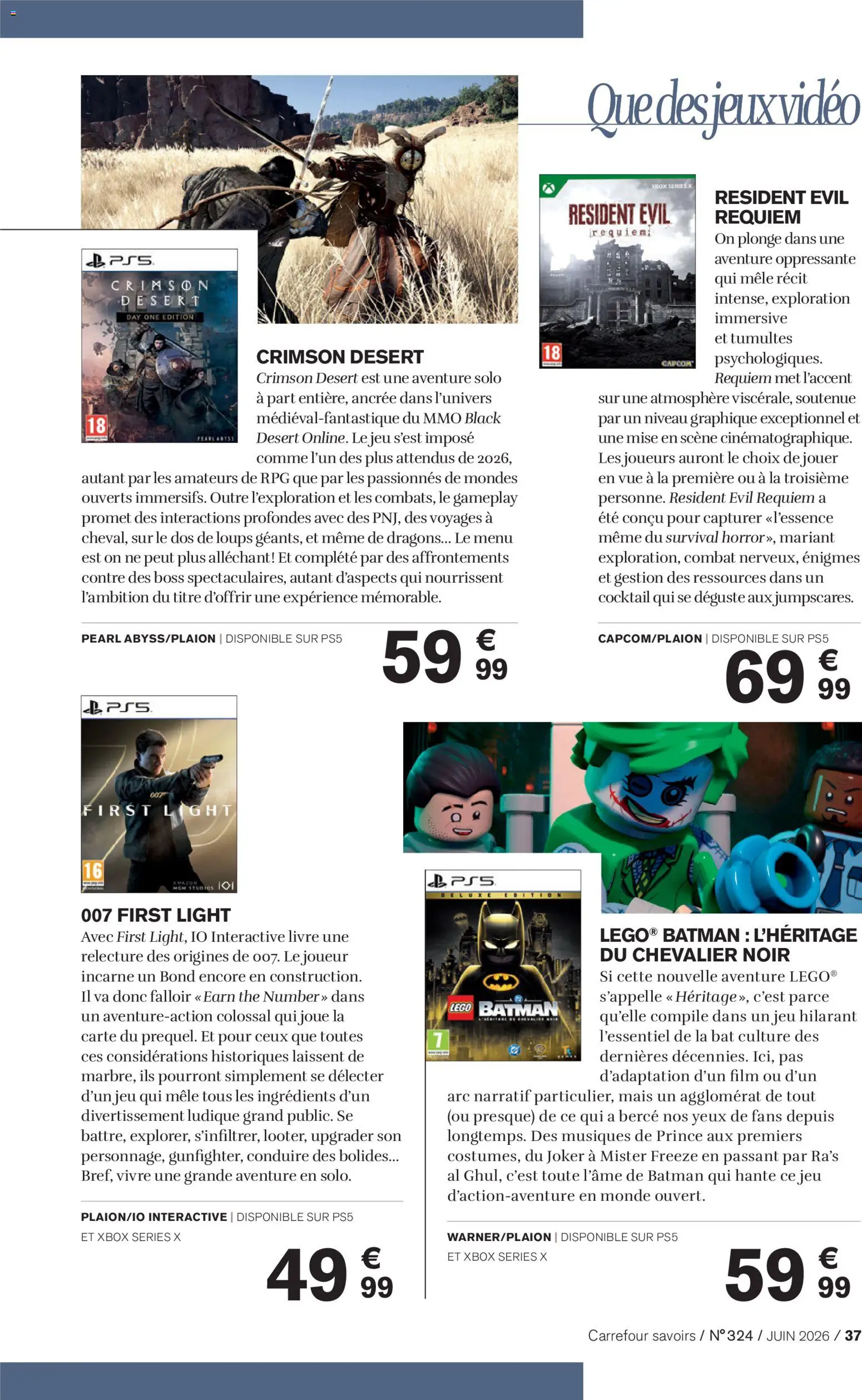 {H1} | Page: 37 | Produits: Joueur, Xbox, Mais, Thé