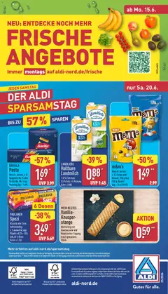 Aldi Prospekt ab 15.06.2026 gültig | Seite: 36 | Produkte: Barilla, Paulaner spezi, M&M's, Paulaner