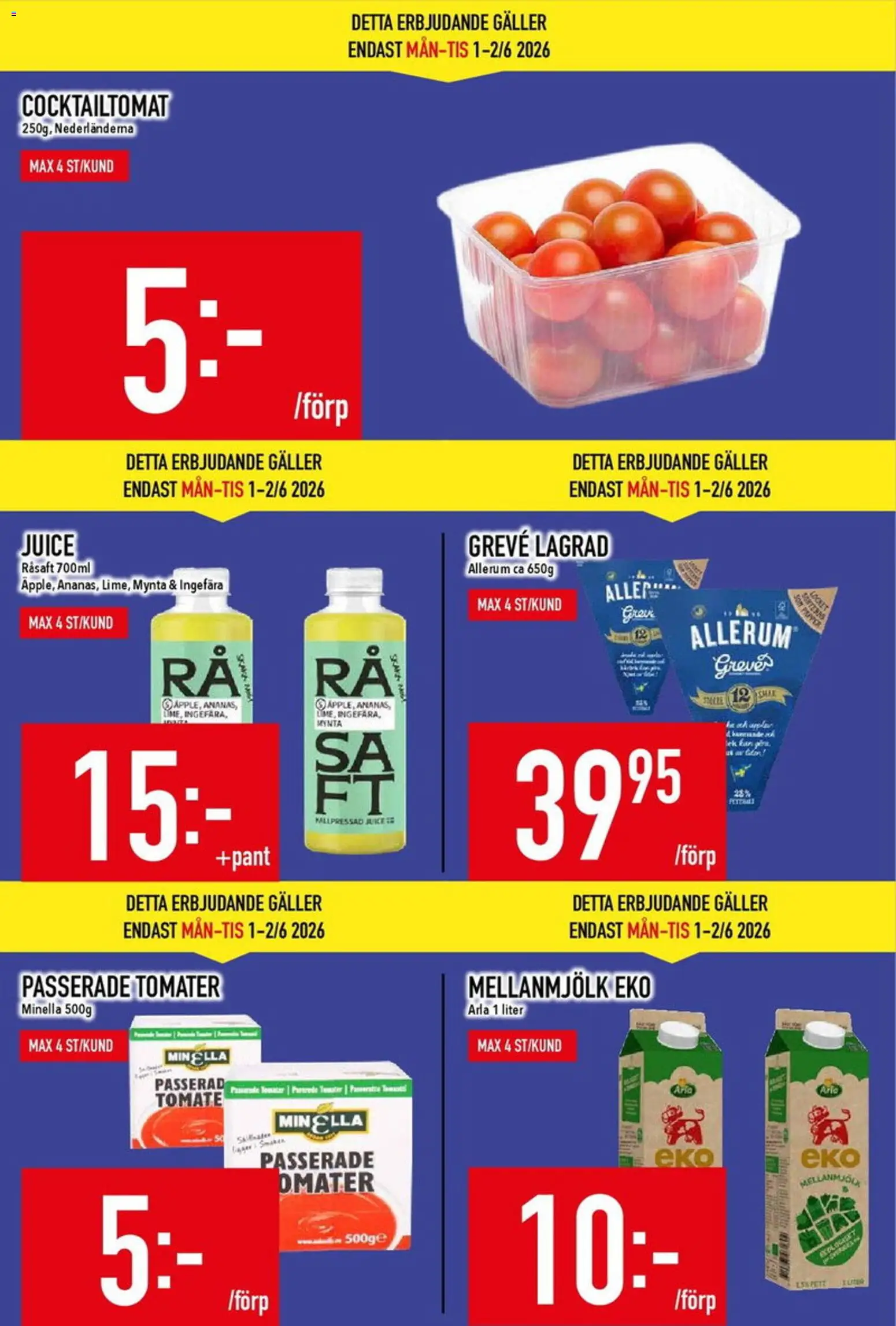 Matdax reklamblad aktuell från 01.06.2026 | Sida: 4