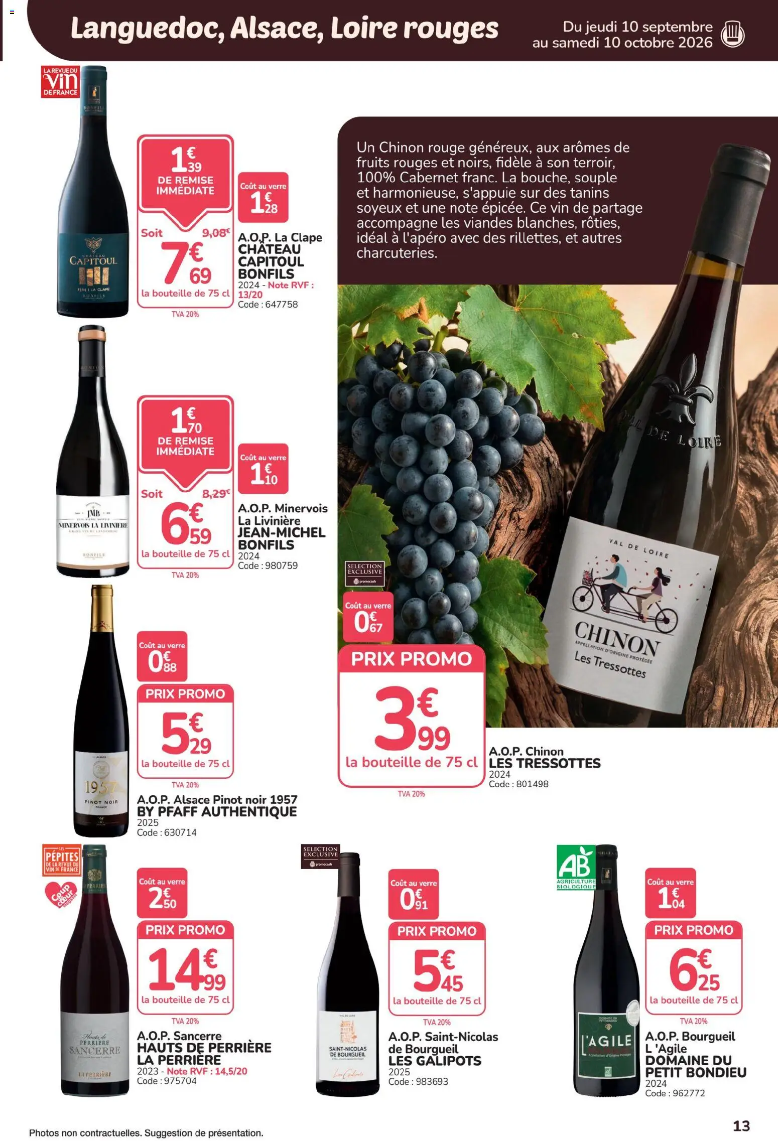 {H1} | Page: 13 | Produits: Pinot noir, Fruits, Bouteille, Vin