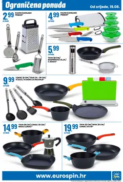 TAVA 30 CM / WOK 28 CM / LONAC 24 CM*, TAVA 30 CM / WOK 28 CM / LONAC 24 CM* - Pregled kataloga iz trgovine Eurospin, vrijedi od 19.08.2026 | Stranica: 15