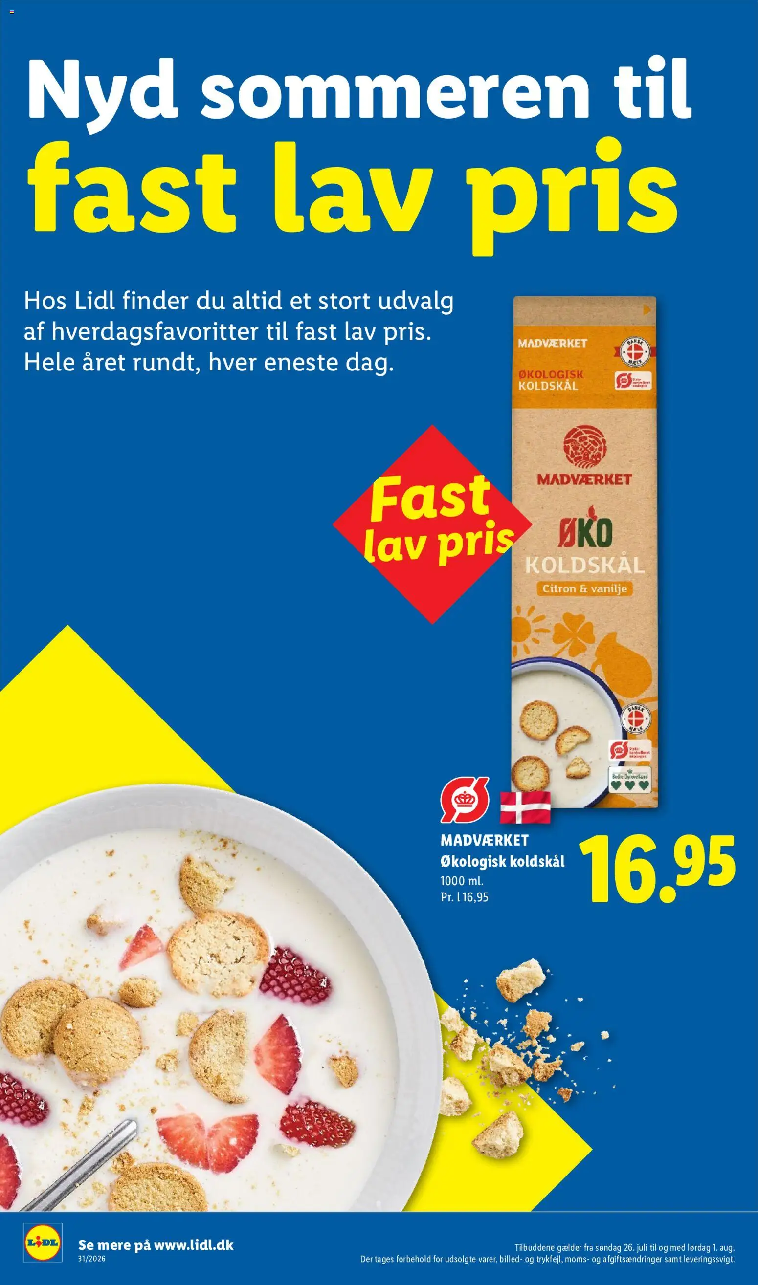 Lidl tilbudsavis – gyldig fra 26/07/2026 | Side: 32 | Produkter: Koldskål, Vanilje