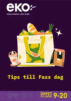EKO erbjudanden Fars dag - Förhandsvisning av reklamblad från butik EKO aktuell från 26/10/2026