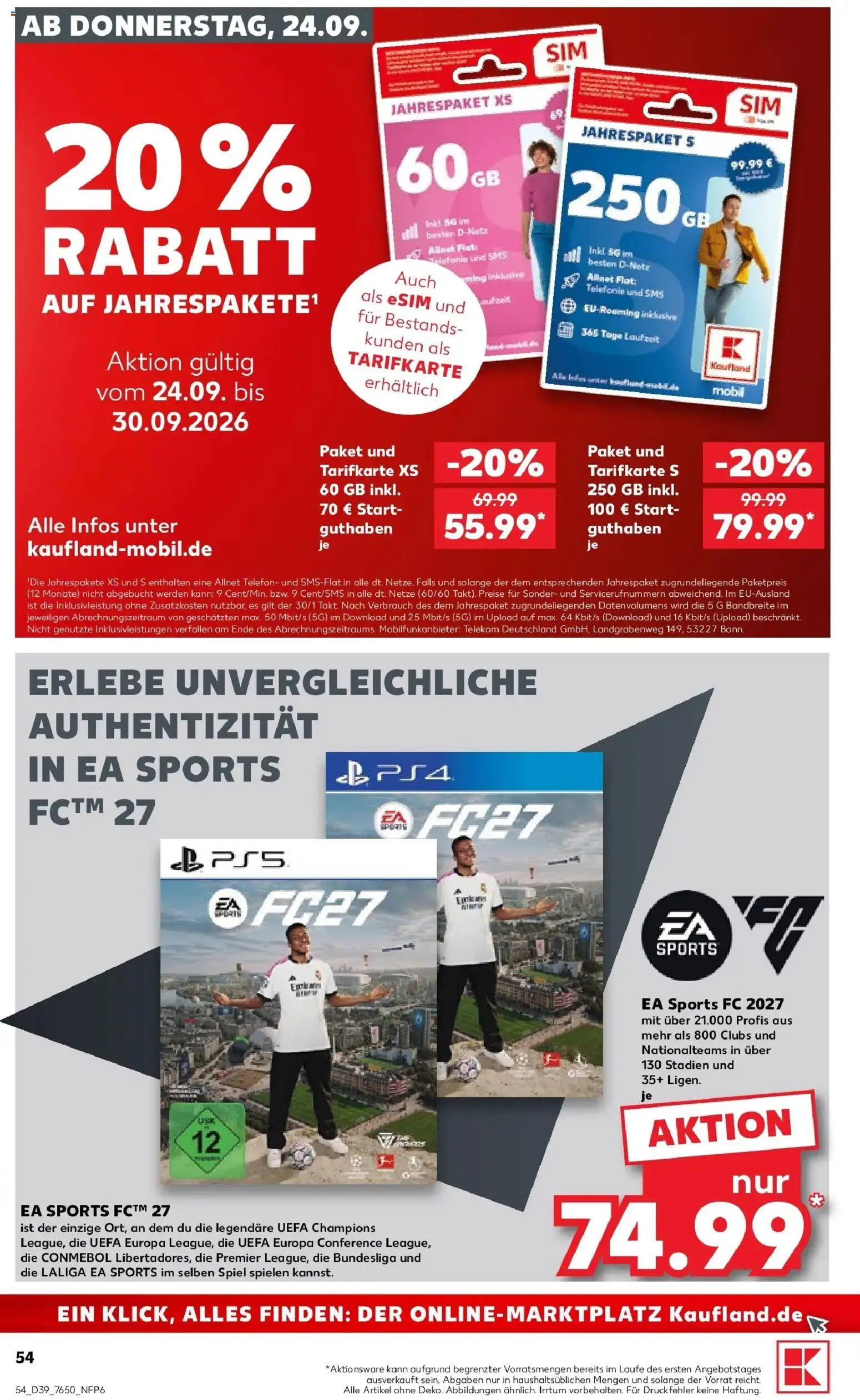 Prospekt Kaufland ab 21.09.2026 » Angebote Online zum Blättern | Seite: 64 | Produkte: Spiel, Telefon