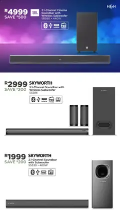 House and Home specials catalogue – valid from 08.06.2026 | Page: 38 | Products: Radio, Soundbar, Subwoofer