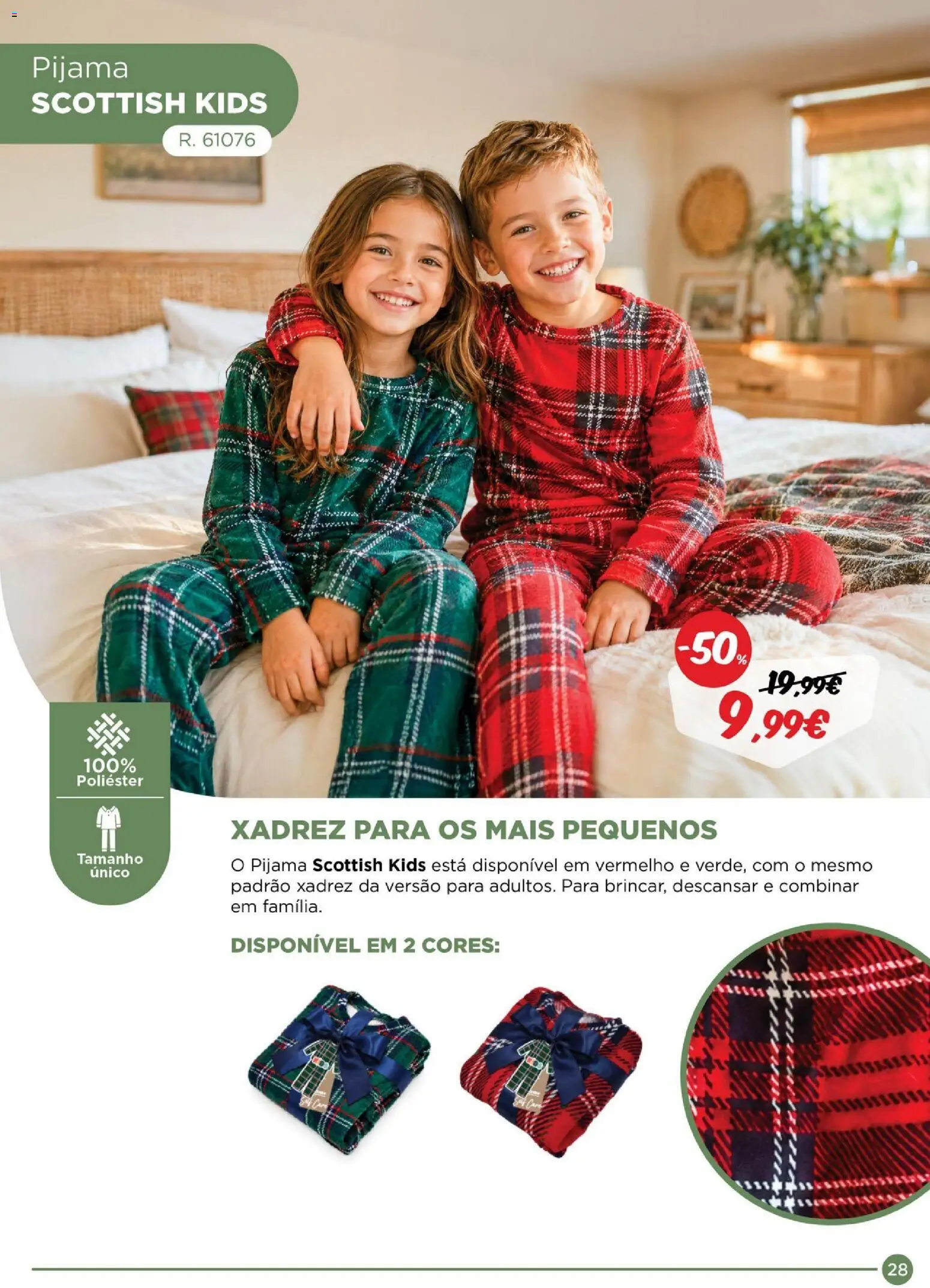 Espaço Casa Catálogo de Mantas 2026 │ válido de 28/10/2026 | Página: 28 | Produtos: Pijama