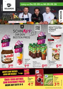 Selgros Prospekt ab 03.09.2026 gültig