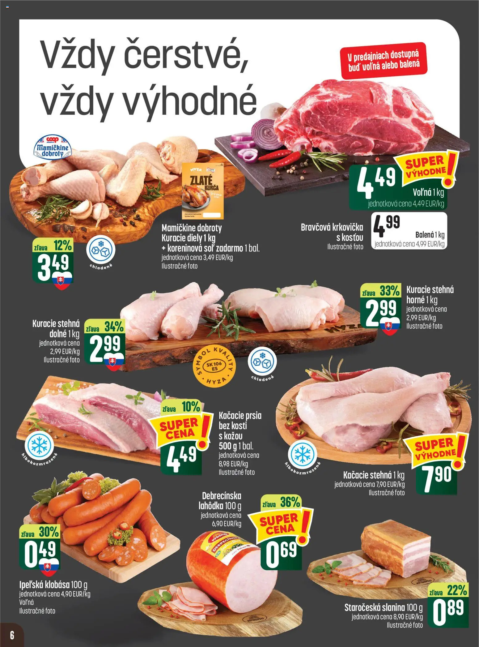Nové COOP Jednota akcie – leták je platný od 22.10.2026 | Strana: 6
