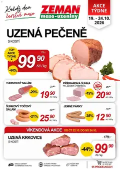 Náhled letáku Prodejny Zeman aktuální leták od 19.10.2026