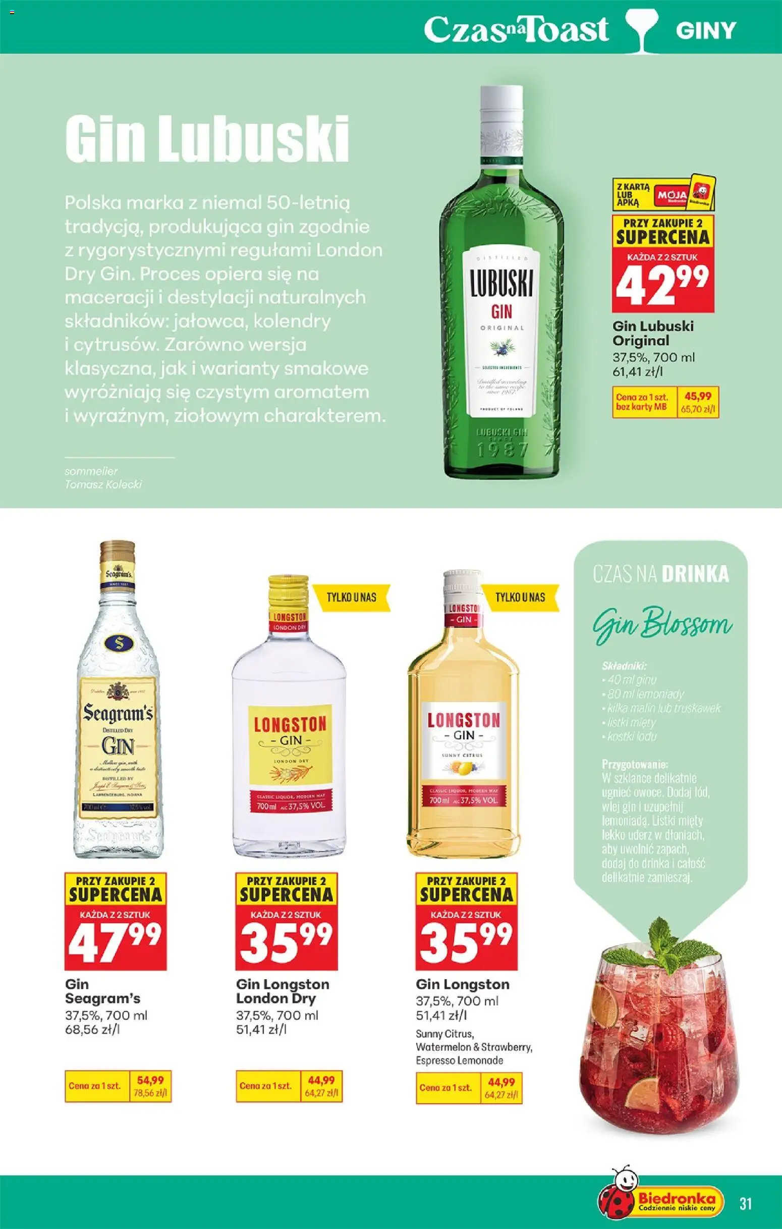 Biedronka gazetka - Czas na toast od 18.05.2026 | Strona: 31