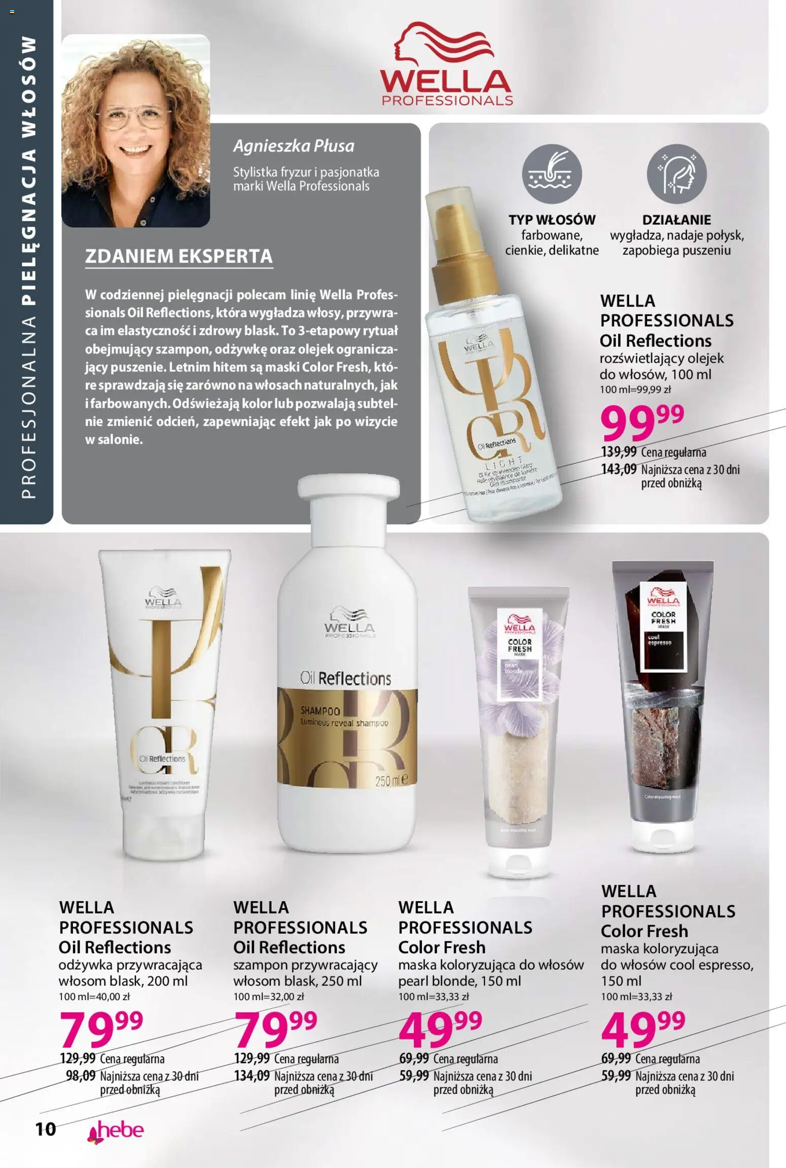 Hebe gazetka - Katalog od 04.08.2026 | Strona: 10 | Produkty: Szampon, Odżywka, Maska