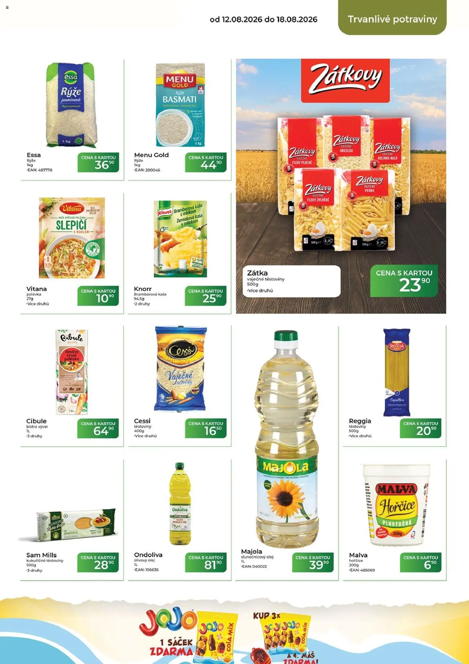 Tamda Foods leták od 12.08.2026 | Strana: 39 | Produkty: Olej, Knorr, Slunečnicový olej, Cola