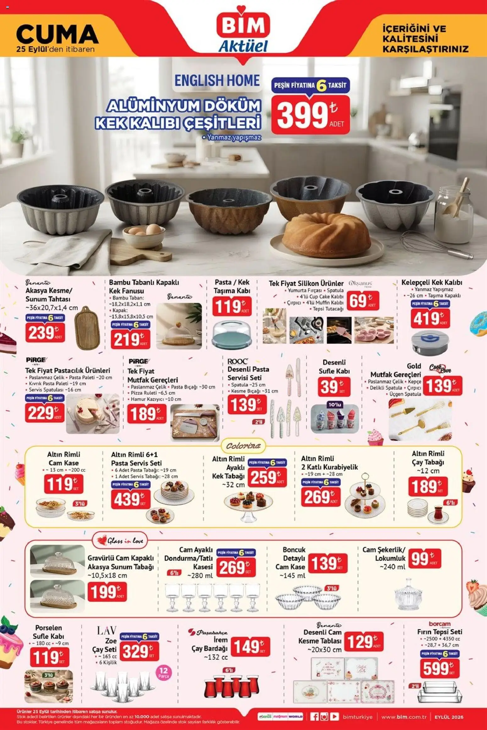 BİM - Katalog Cuma - 25 Eylül 2026 tarihinden itibaren geçerlidir | Sayfa: 2 | Ürünler: Çırpıcı, Kaşe, Yumurta, Yumurta fırçası