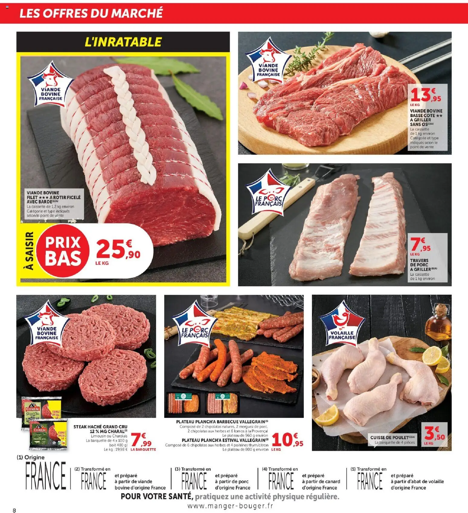 {H1} | Page: 8 | Produits: Plateau, Merguez, Porc, Viande bovine