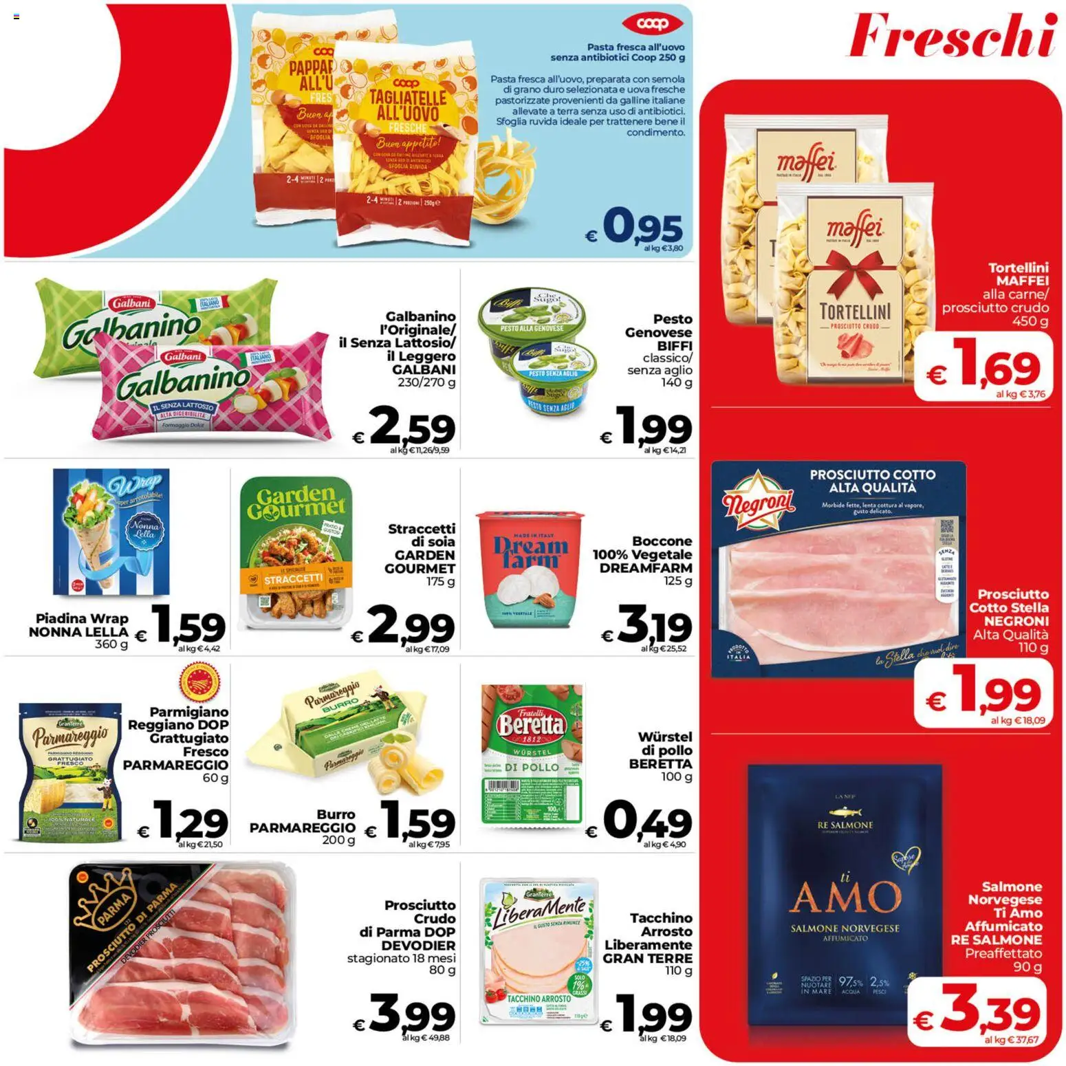 Volantino COOP del 23/10/2026 | Pagina: 5 | Prodotti: Prosciutto Cotto, Tacchino, Formaggio, Terra