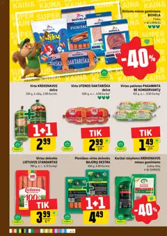 IKI leidinys galioja nuo 2026.07.06 | Puslapis: 22 | Prekių: Jautienos, Dešrelės, Saliamis, Dešra